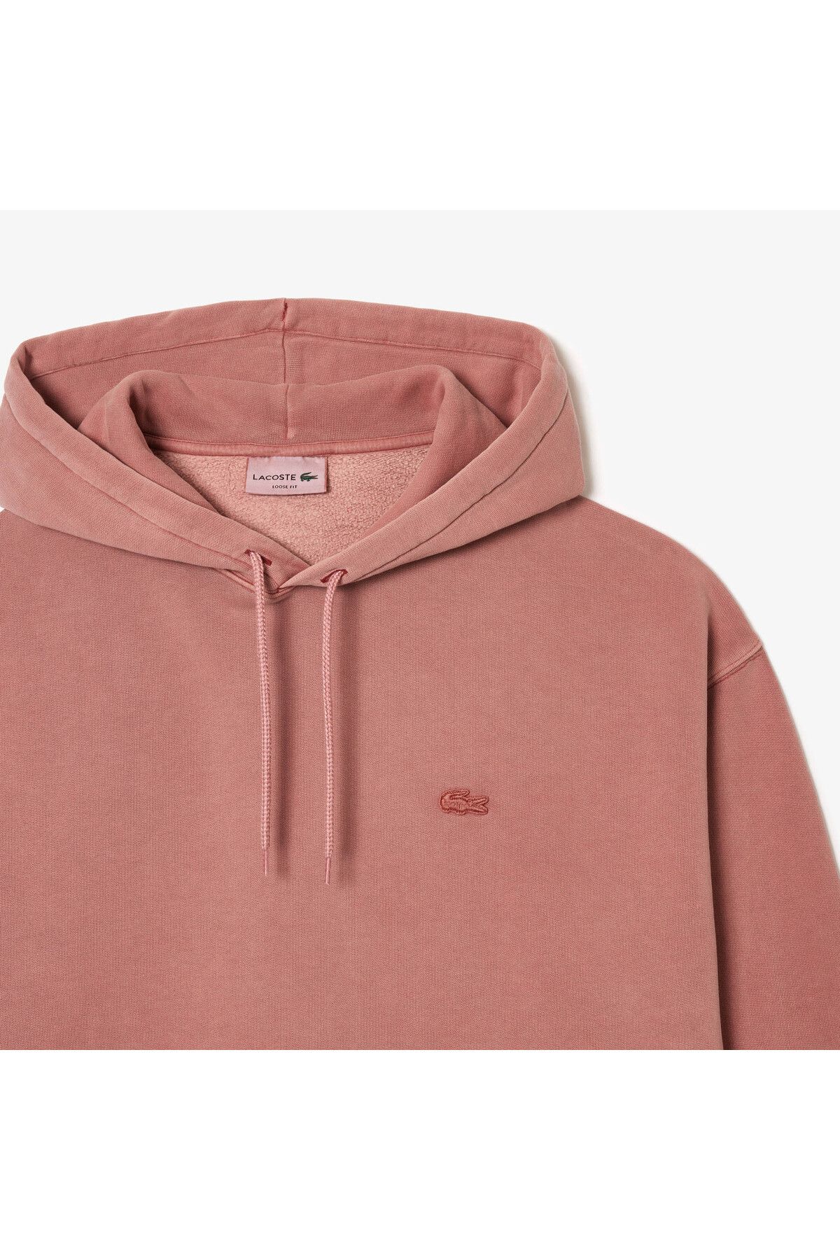 Lacoste Neo Heritage یونیسکس Loose Fit Hasted Pink Sweatshirt
