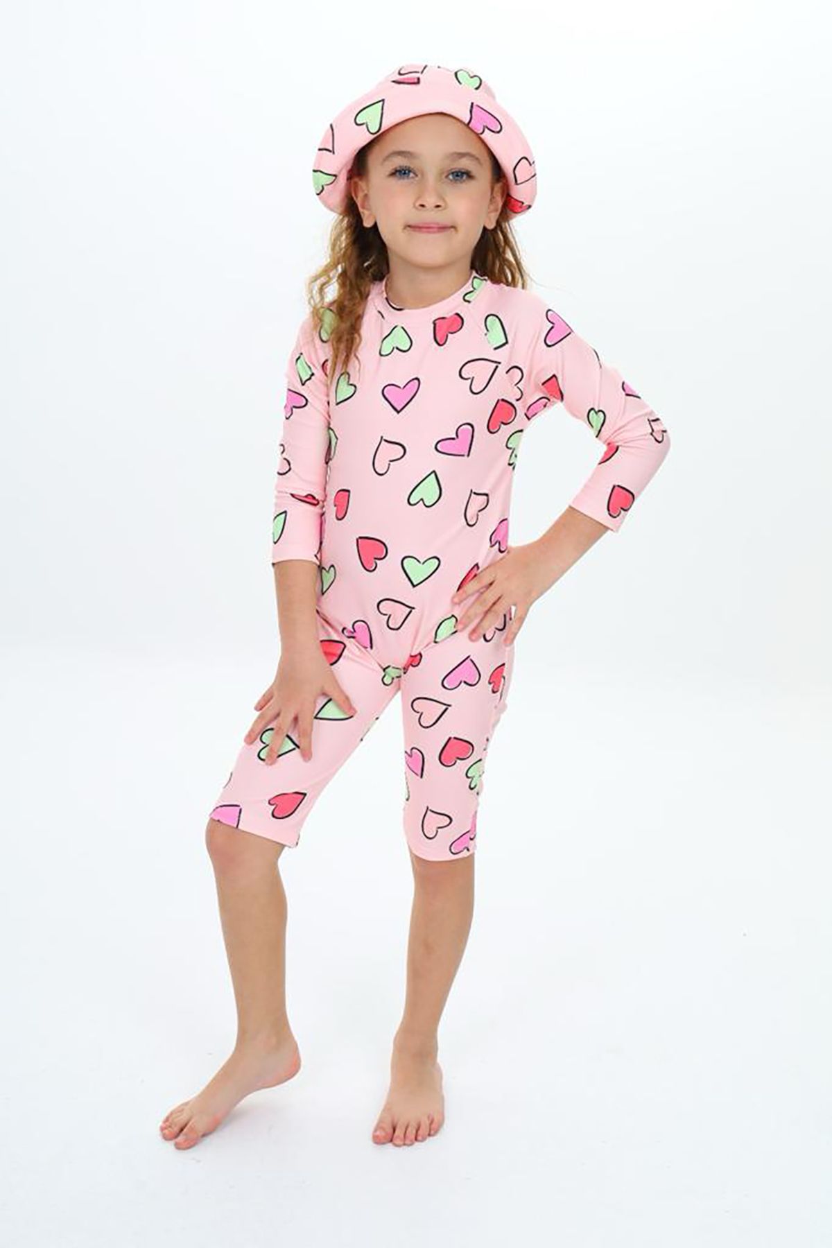 Детский детский купальник My Kids Wear с шляпой и принтом TYCXJC7GON170487665870250