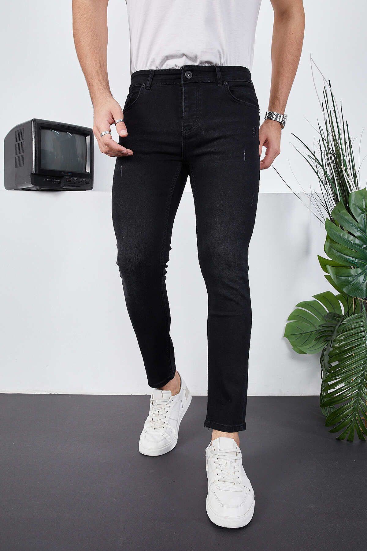 ENZİM JEANS-Férfi Lycra farmer Skinny Fit Super Skinny farmer 2