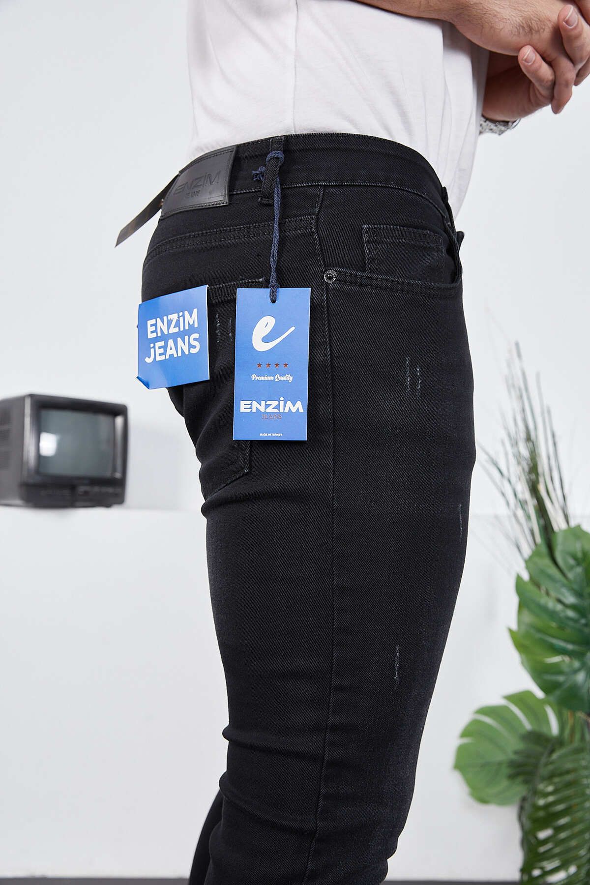ENZİM JEANS-Férfi Lycra farmer Skinny Fit Super Skinny farmer 7