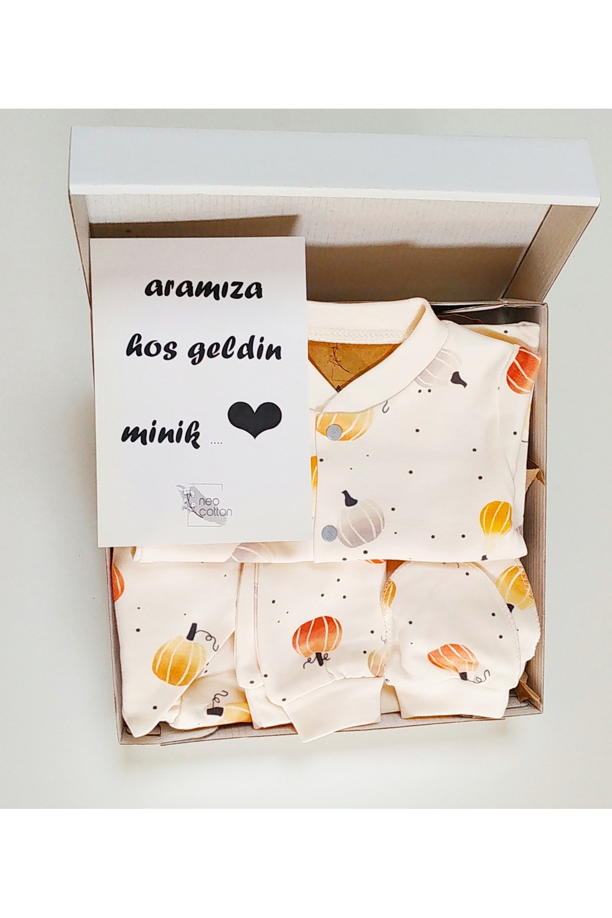 Newborn baby gift set 100% cotton bottom top 5 piece set