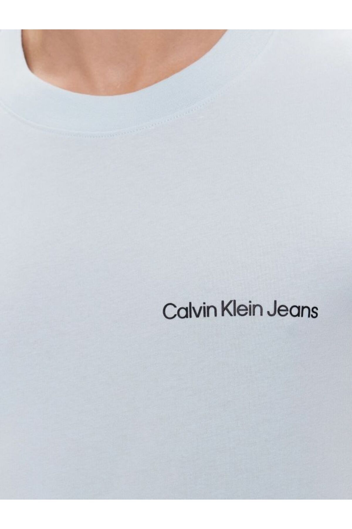 Calvin Klein Calvin Klein پیراهن تی شرت مردانه با گردن دوچرخه ای و طرح مربعات اسپری