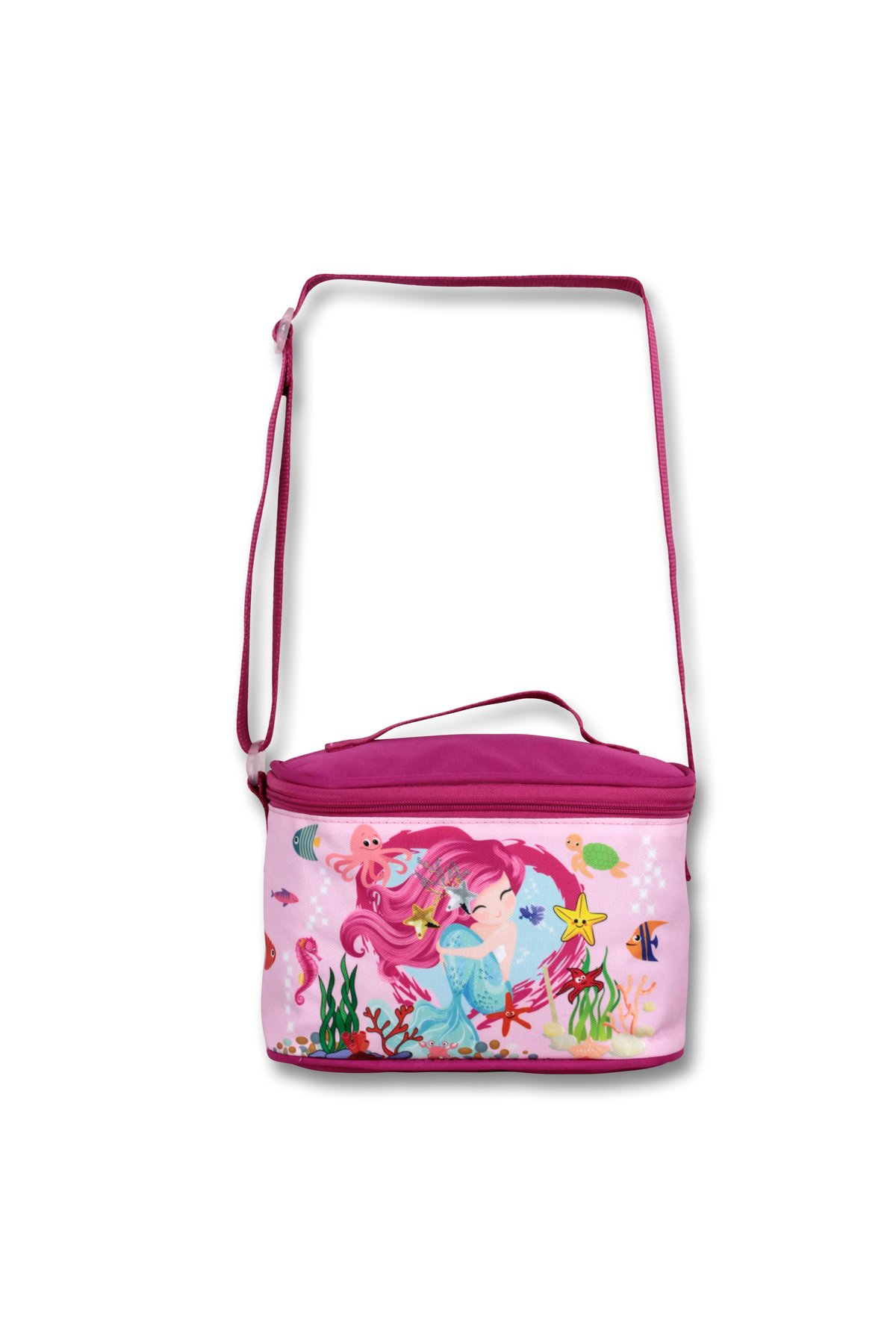 ست Famebag کیف ناهار و جامدادی مهدکودک پری دریایی صورتی اورجینال - تصویر 4