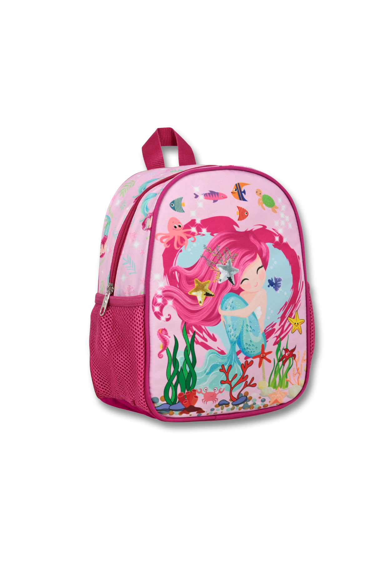 ست Famebag کیف ناهار و جامدادی مهدکودک پری دریایی صورتی اورجینال - تصویر 3