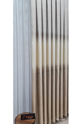 ISSA TEKSTIL İSSA FON PERDE BEJ FİZON RENGİ(TEK KANAT) (SIK PİLE)( 1X3 )