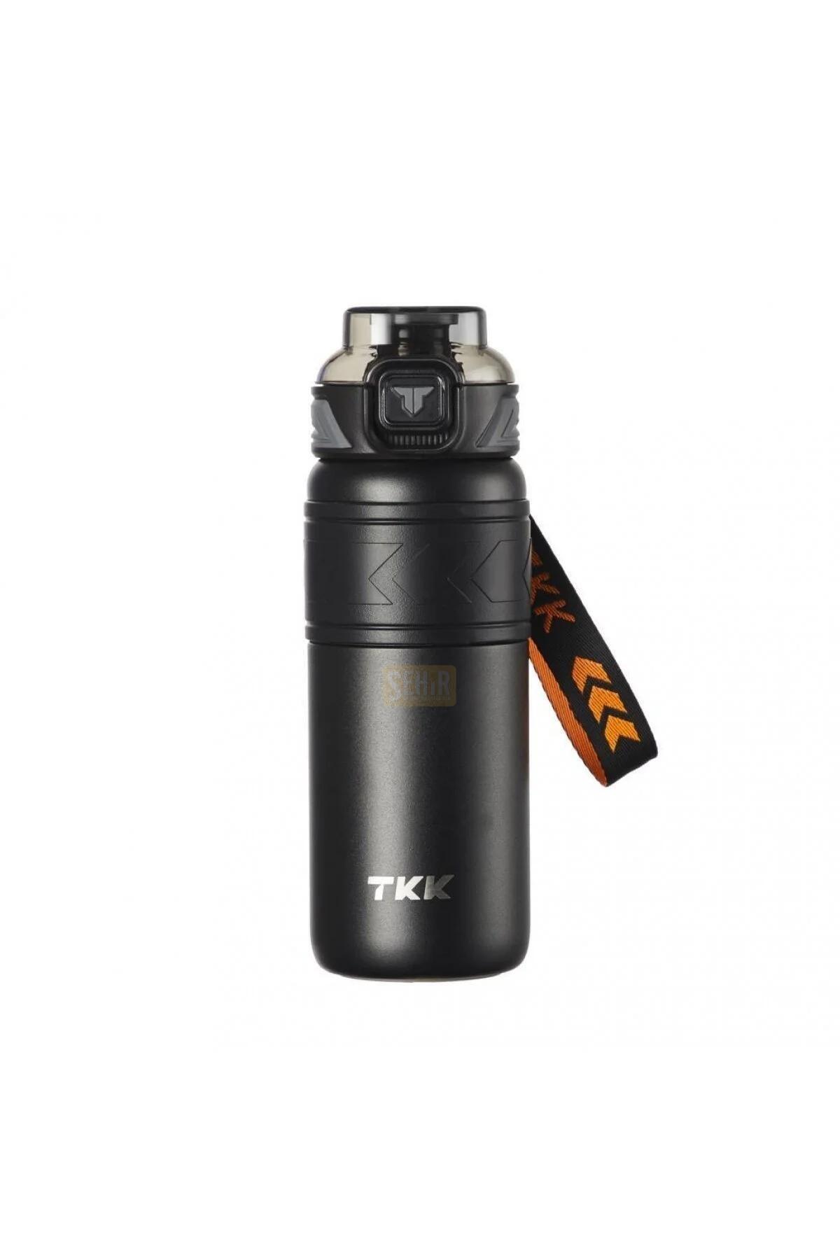 TKK New Collection 500ml Stainless Steel Thermos Flask with Pipette /Strawless Use Strap