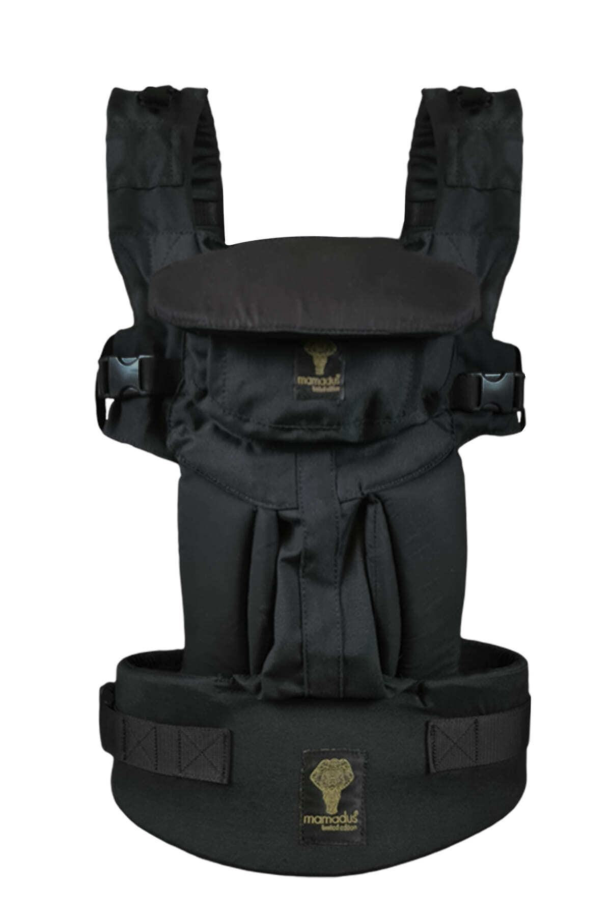 MamadusBaby Plus Ekstra Dışa Dönük Ergonomik Kanguru - Siyah fotoğrafı 2 (önizleme)