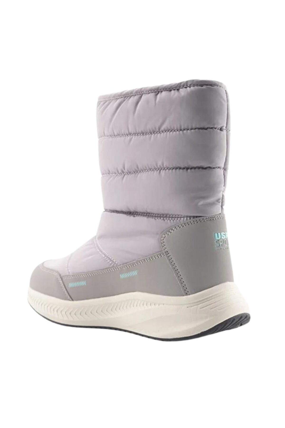 بوت U.S. Polo Assn. یو اس پولو بلند زنانه در فضای باز زنانه Polo Assn Vocal 3PR Grey اورجینال - تصویر 3