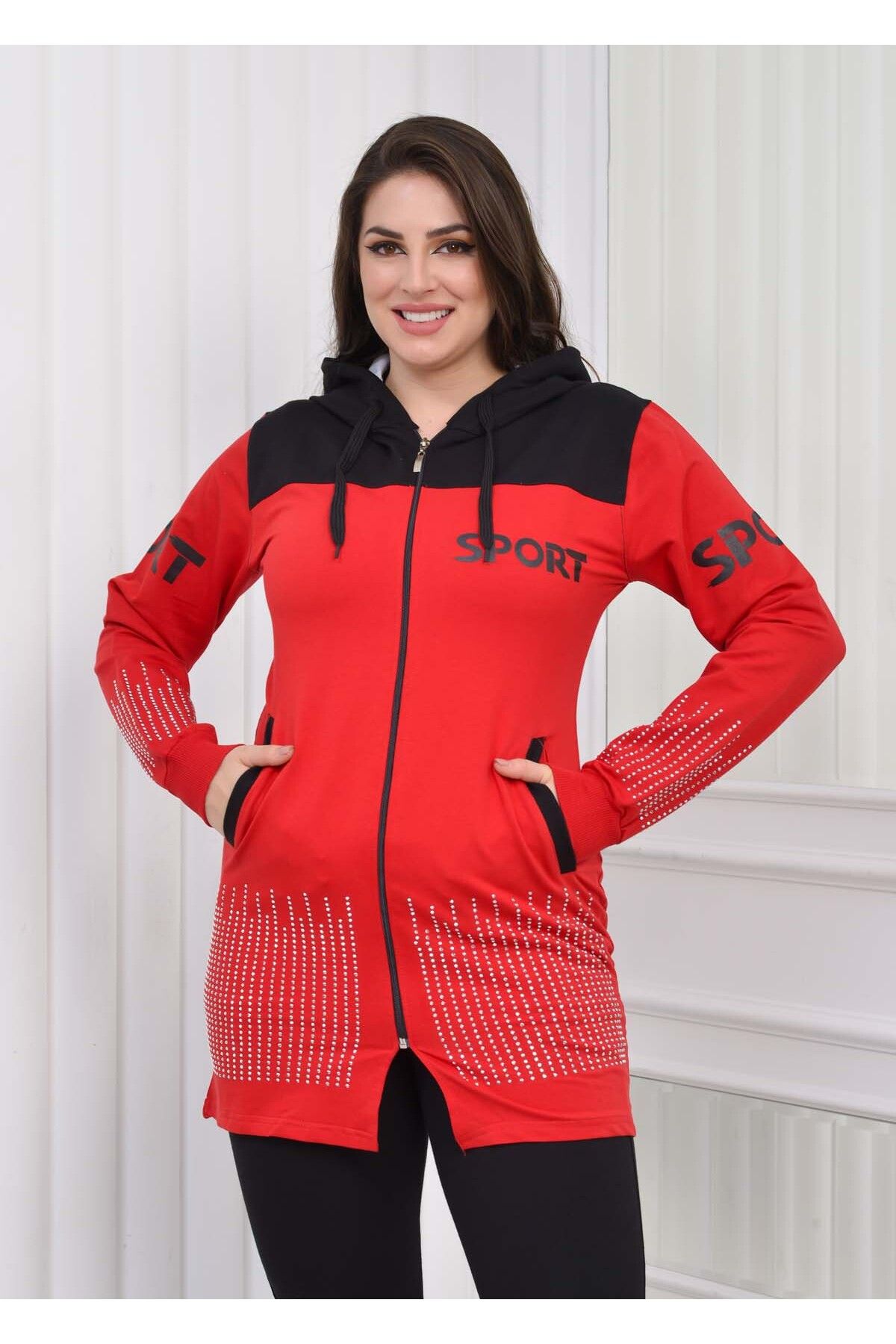 Modamix women s 3 piece Sport Tracksuit Set 1077 Trendyol