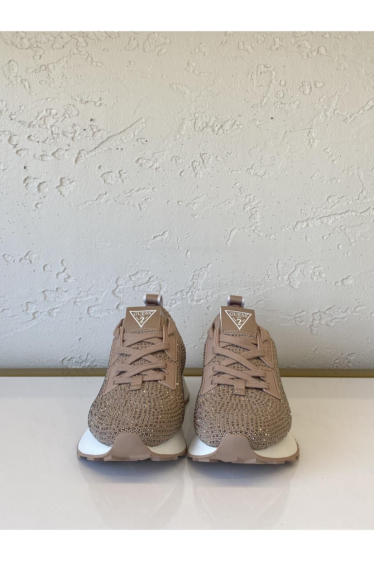 Rose gold guess sneakers shop