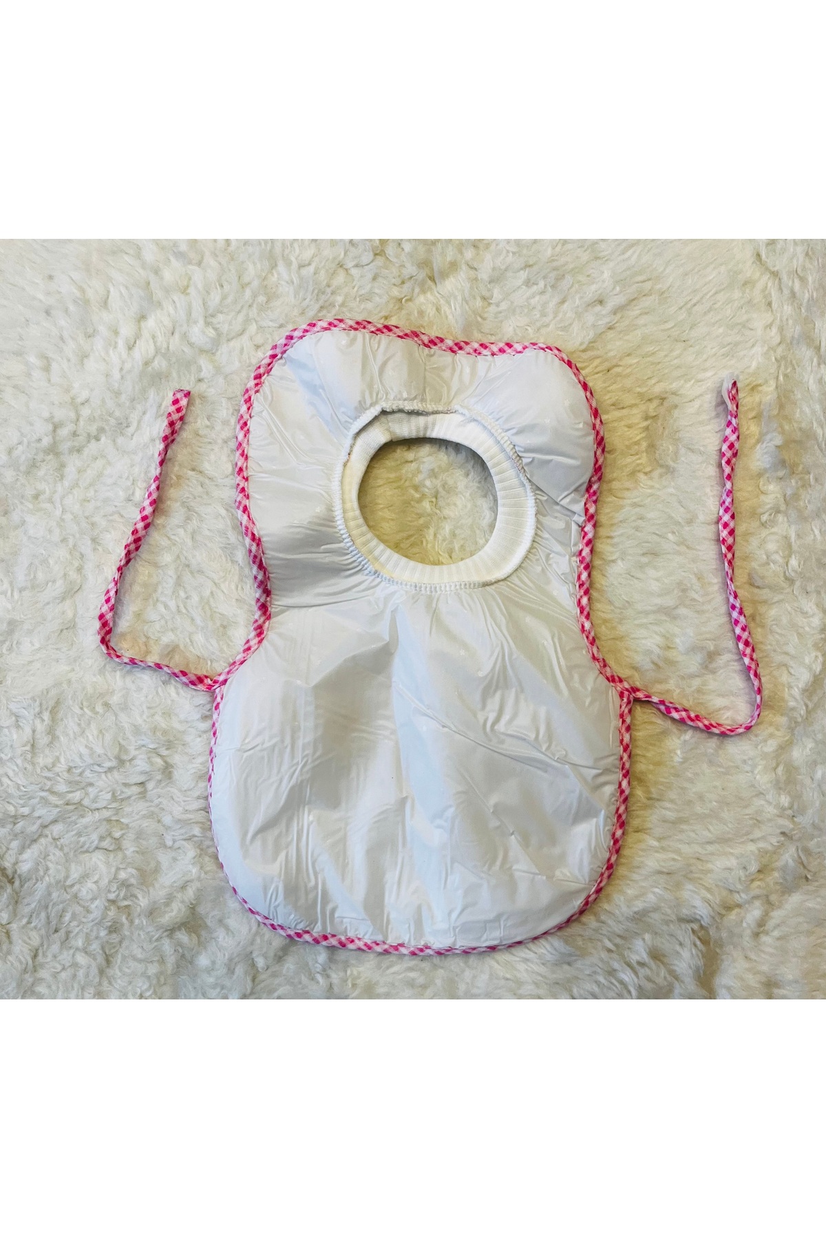 anne dokunuşu gibi KUZUM BEBE 6’lı Ayıcıklı Sıvı Geçirmez Boyundan Geçmeli Kız Erkek Bebek Çocuk Büyük Önlük fotoğrafı 3 (önizleme)