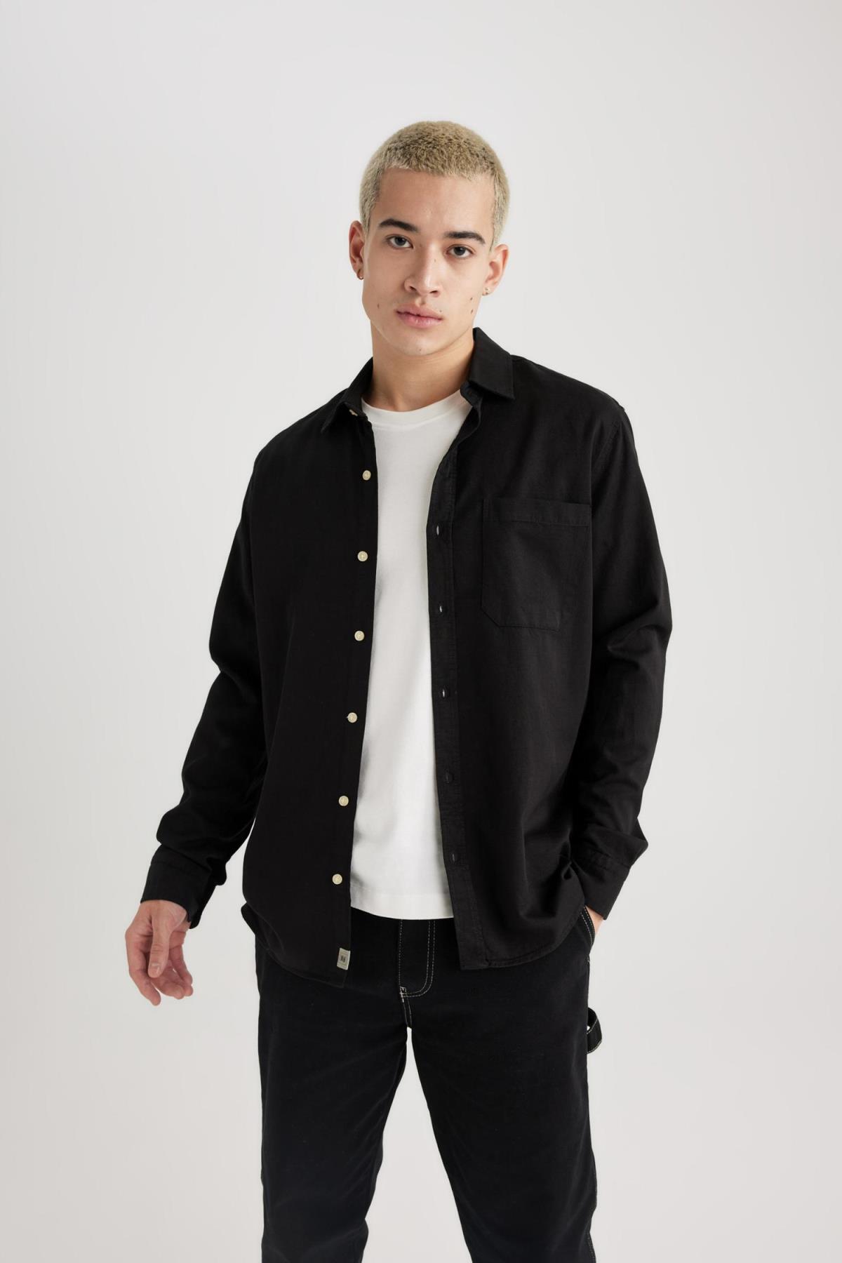 پیراهن مردانه دفاکتو | B4140AX24SP Defacto - Image 7