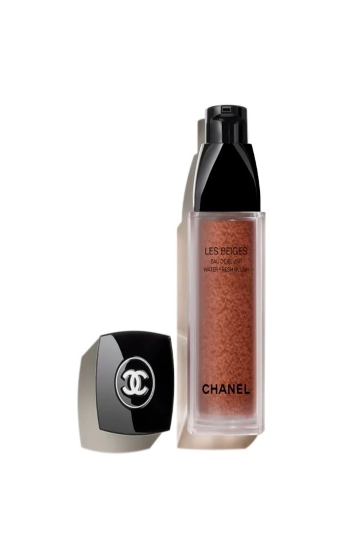 Chanel رژگونه مایع مرطوب کننده LES BEIGES موثر تا 8 ساعت فوق سبک رنگ قهوه ای تیره