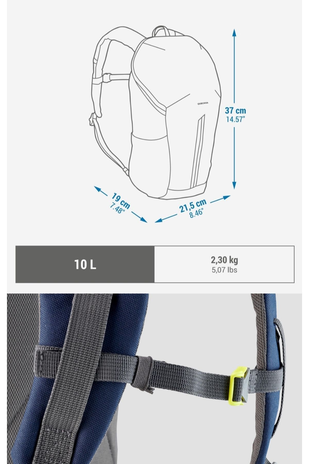 Decathlon-حقيبة ظهر كيتشو للأطفال - 10 لتر - MH100 5