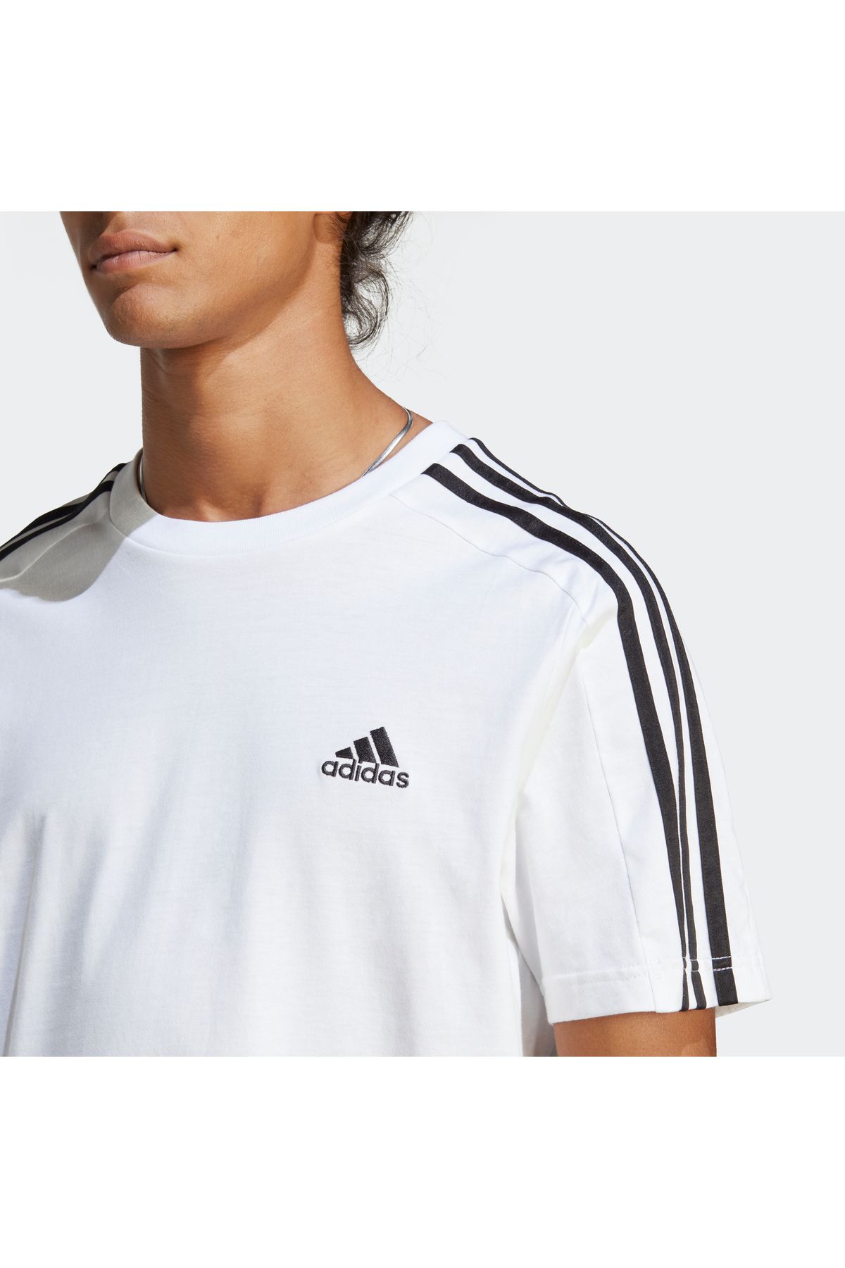 White and grey clearance adidas shirt