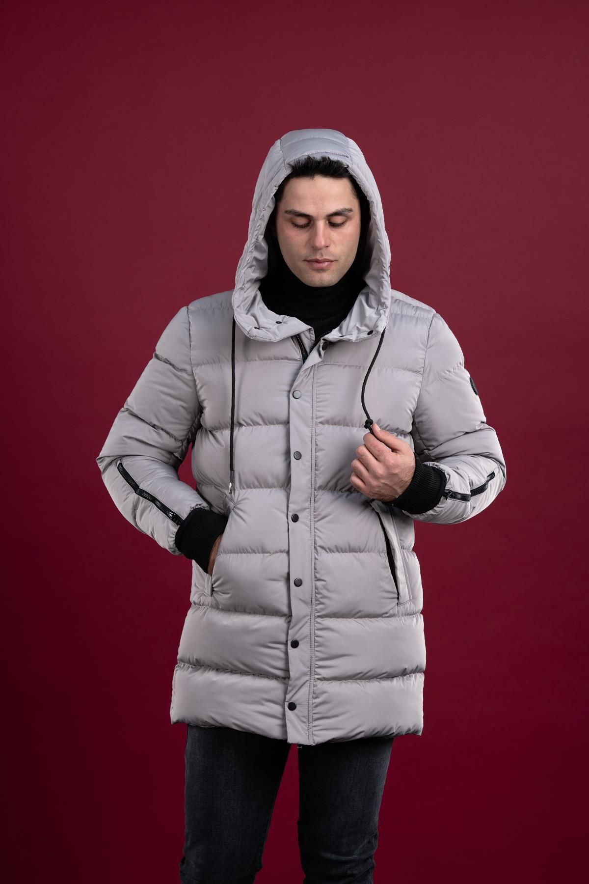 Mens thick puffer coat hot sale