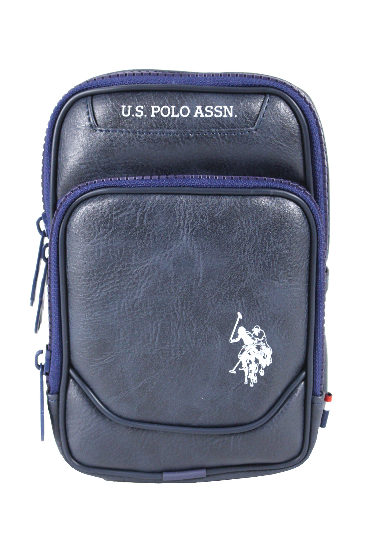 Plevr 23660 Us Polo Suni Deri Omuz Askılı Portföy Çanta, Küçük Boy