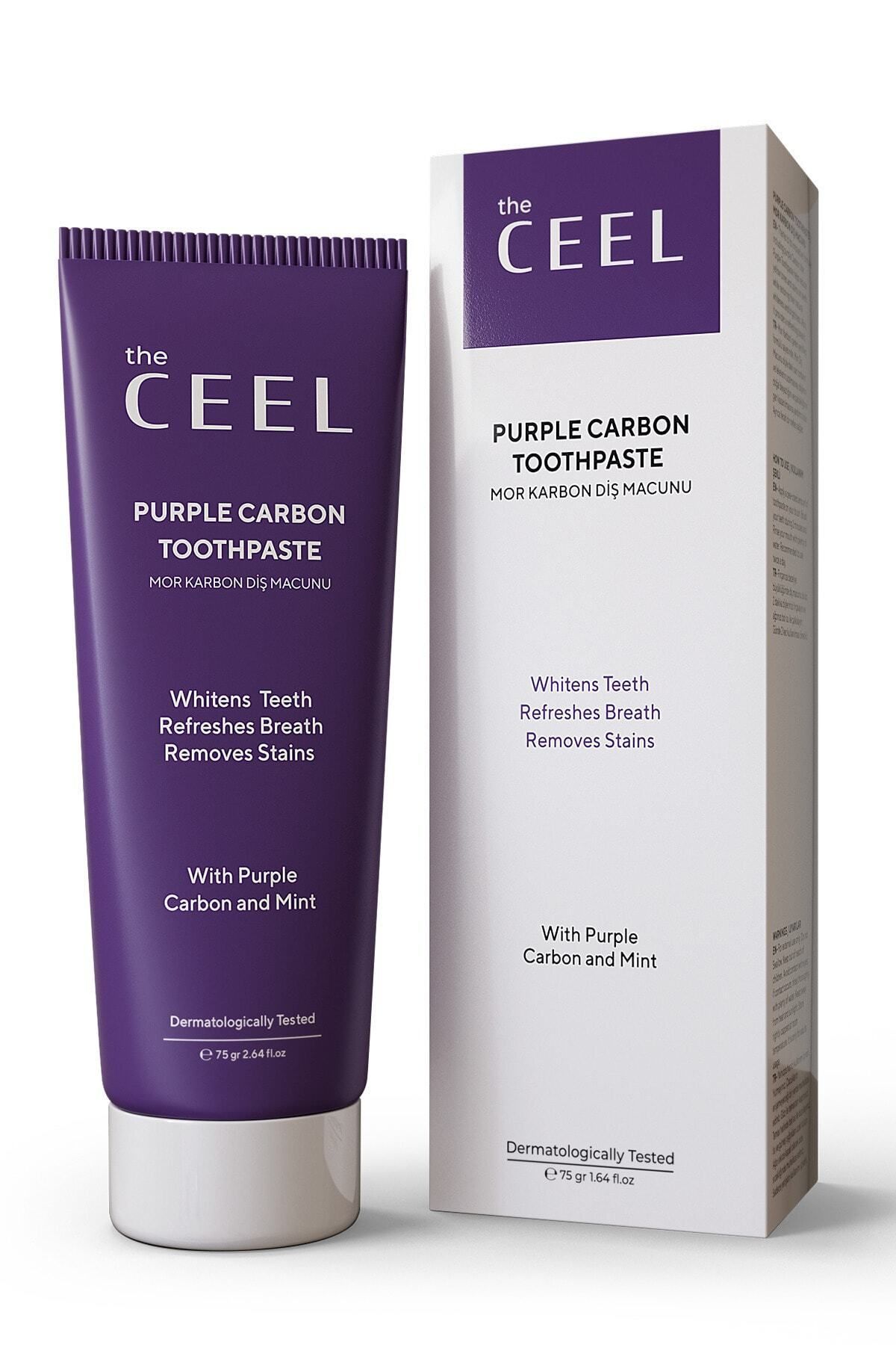 خمیردندان بنفش دندانپزشکی کربن فعال سفید 75 گرم The Ceel