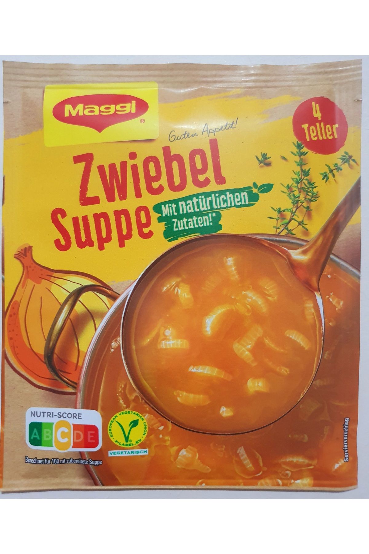 Maggi Zwiebel Suppe 4 Porsiyon Soğan Çorbası