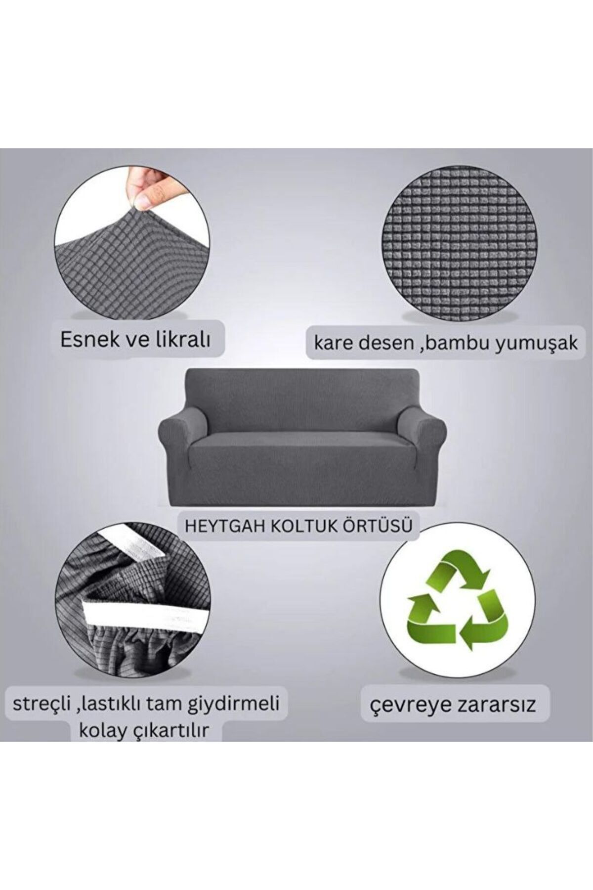 روکش مبل چند رنگ الگوی Piticare Lycra 3211 پوشش صندلی لاستیکی یک 3 2 تک HEYTGAH