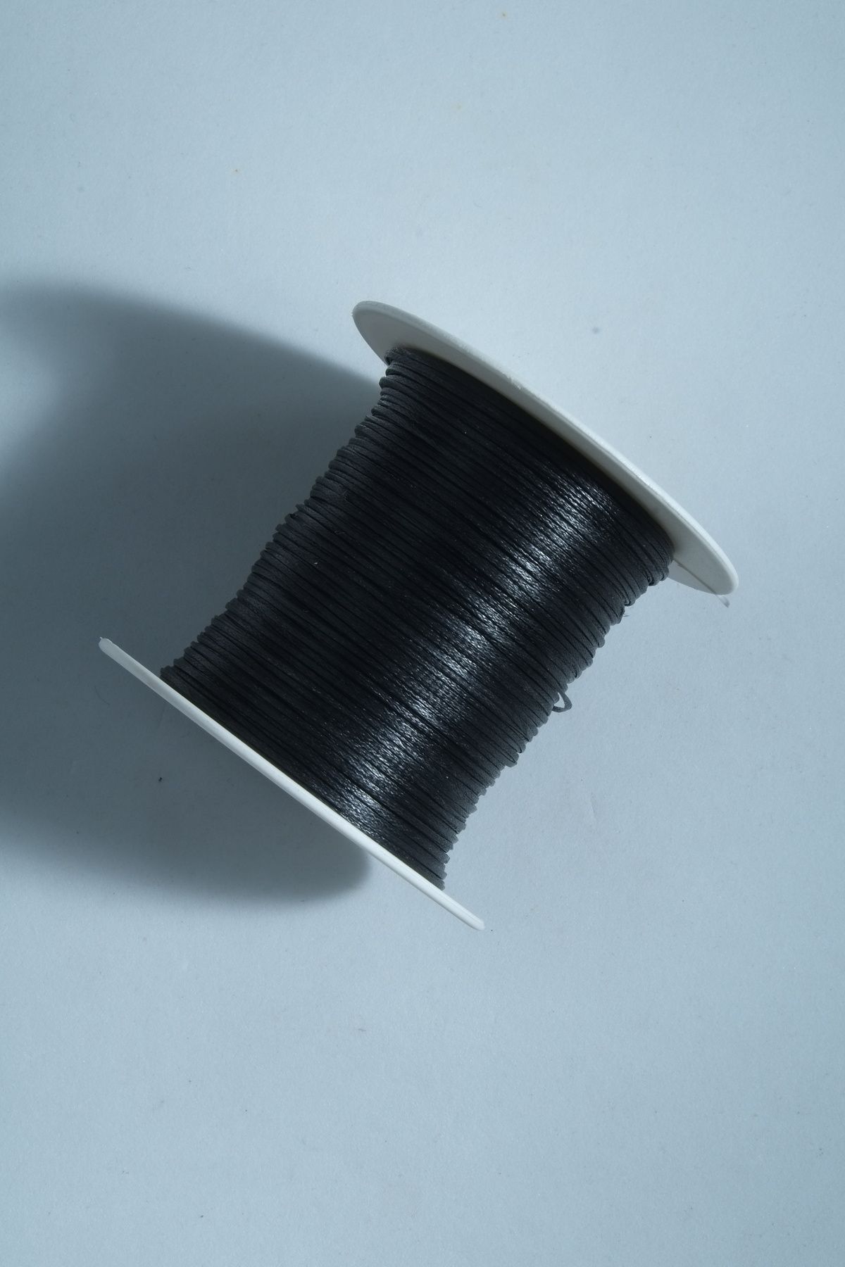 Eskişehir hobi sanat Siyah 100 Metre 0.8 Mm Mumlu Ip Kolye Ipi Takı Tasarım Ipi Tesbih Ipi Bileklik Ipi