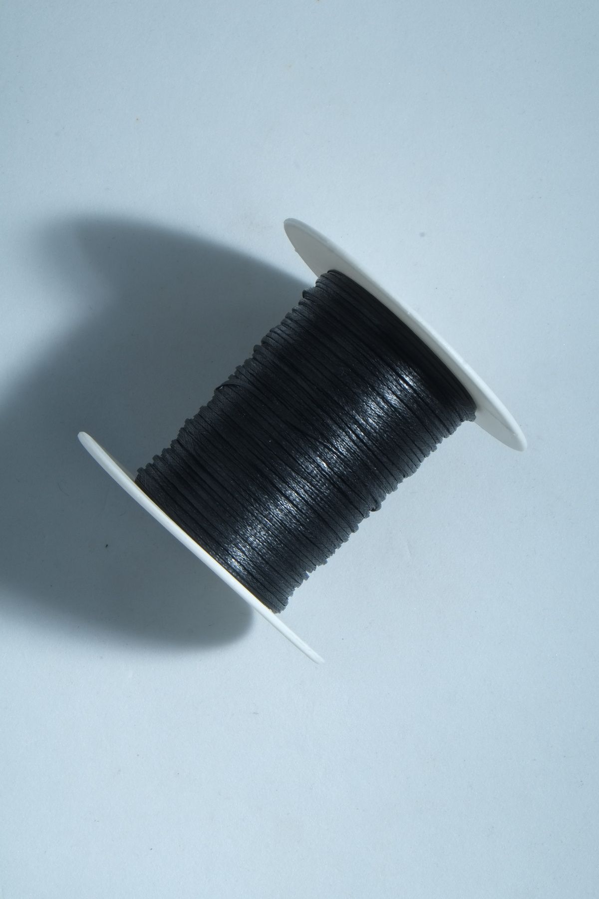 Eskişehir hobi sanat Siyah 50 Metre 0.8 Mm Mumlu Ip Kolye Ipi Takı Tasarım Ipi Tesbih Ipi Bileklik Ipi