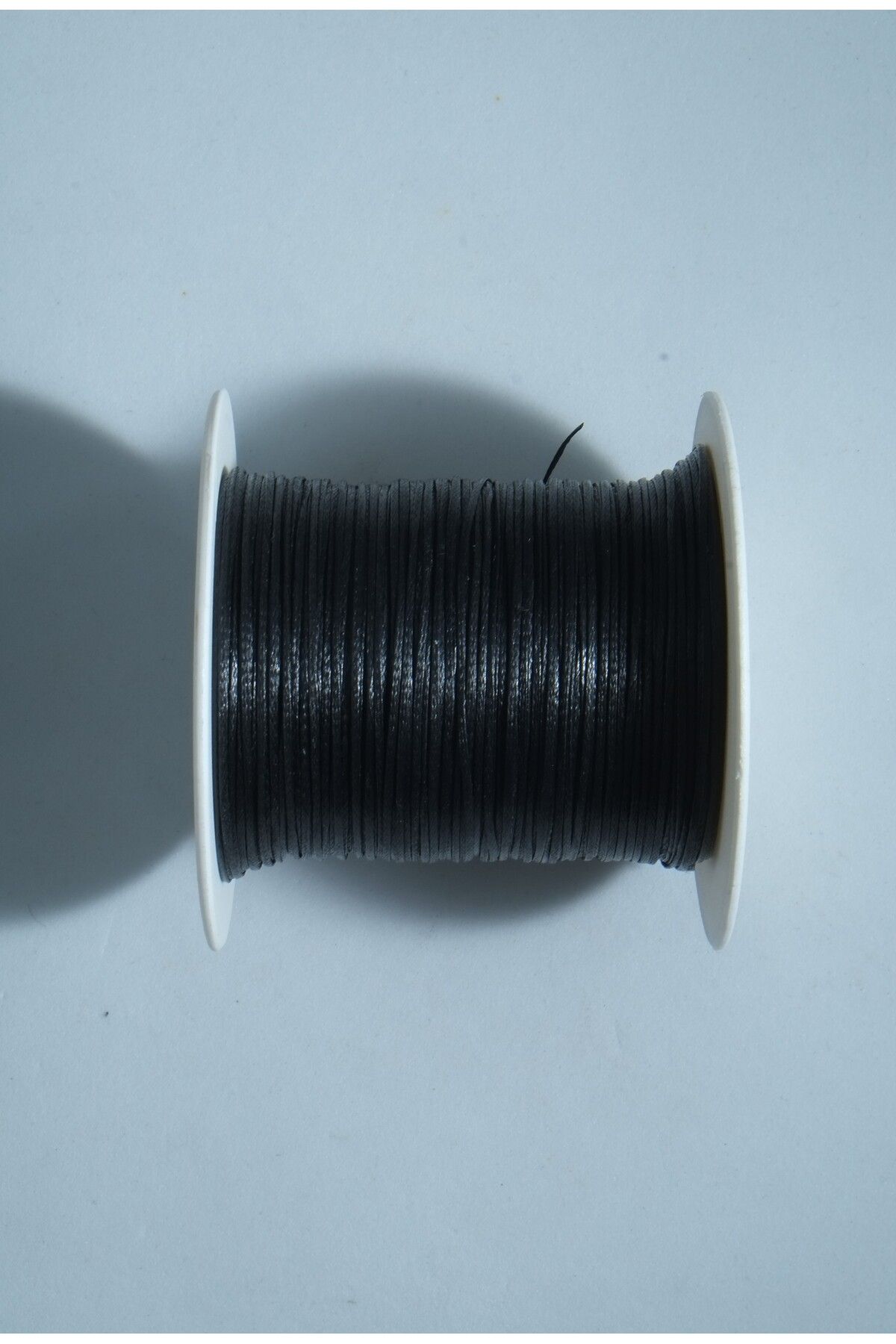 Eskişehir hobi sanat Siyah 100 Metre 0.8 Mm Mumlu Ip Kolye Ipi Takı Tasarım Ipi Tesbih Ipi Bileklik Ipi