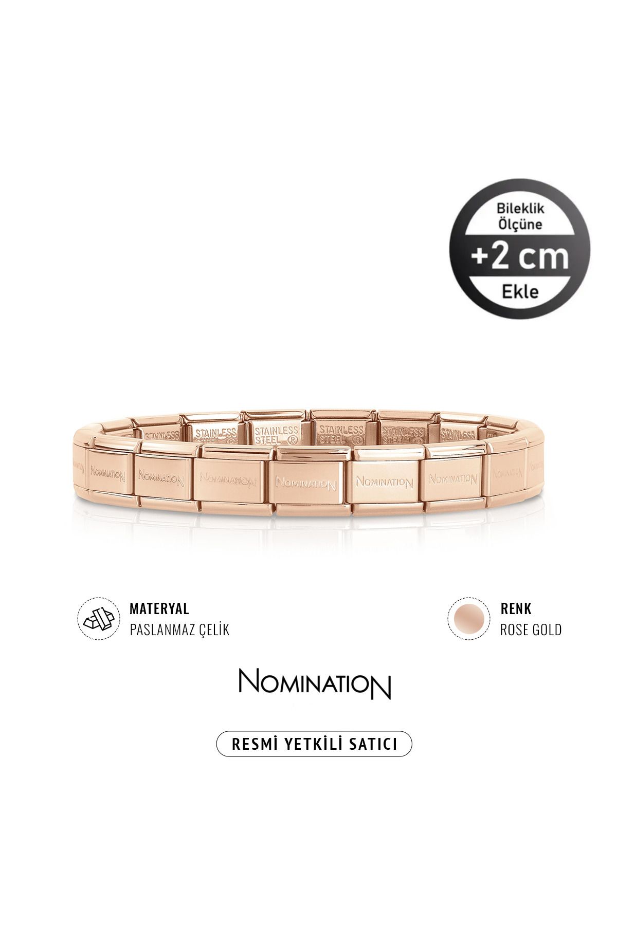 Rose gold nomination bracelet hot sale