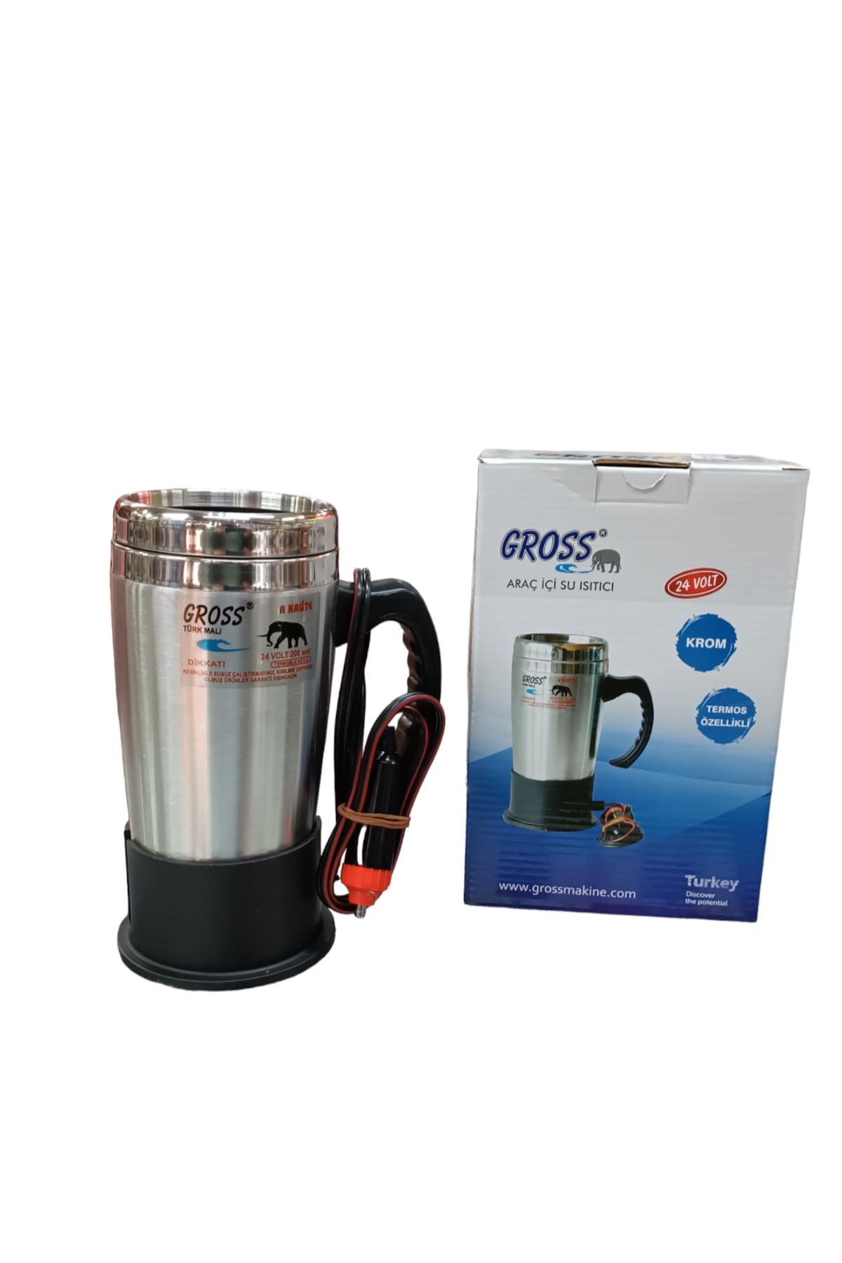 POLATLI OTO AKSESUAR Gross Araç Kettle Su Isıttıcı 24v