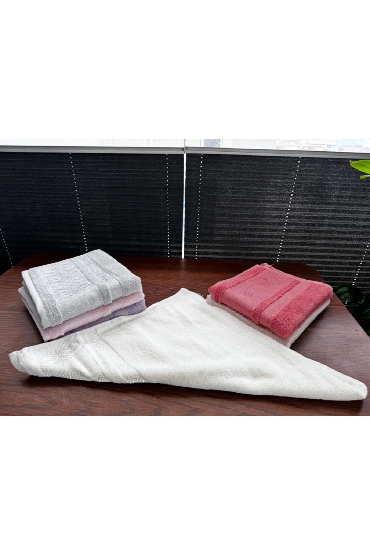 Özdilek Dory Prosop De Mână Pentru Față Absorbție De Apă Înaltă 50 * 80 Cm 6 Buc - Mărime unică