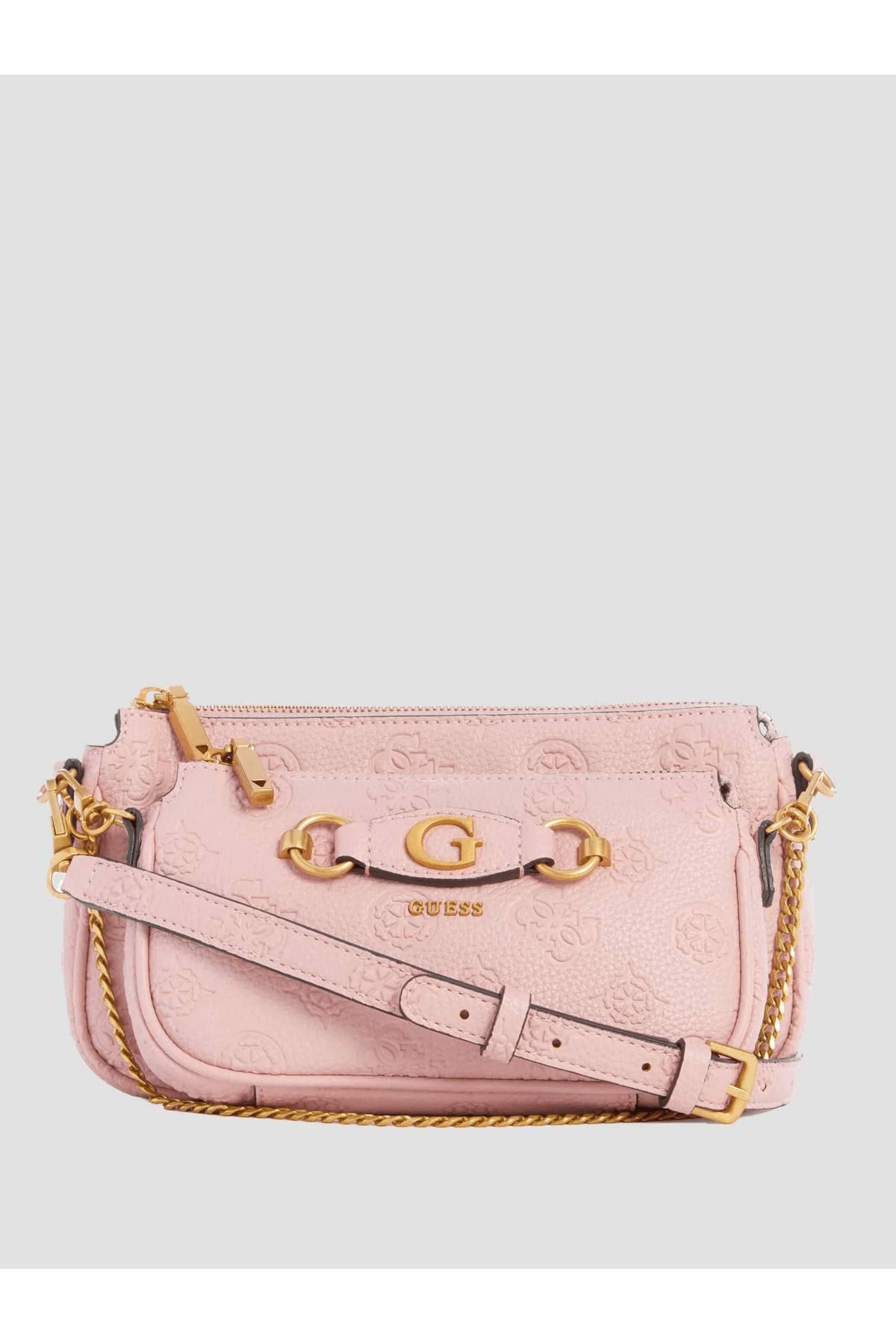 Guess Mini Torba Na Ramię Izzy Z Logo 4k Kobieta - One Size