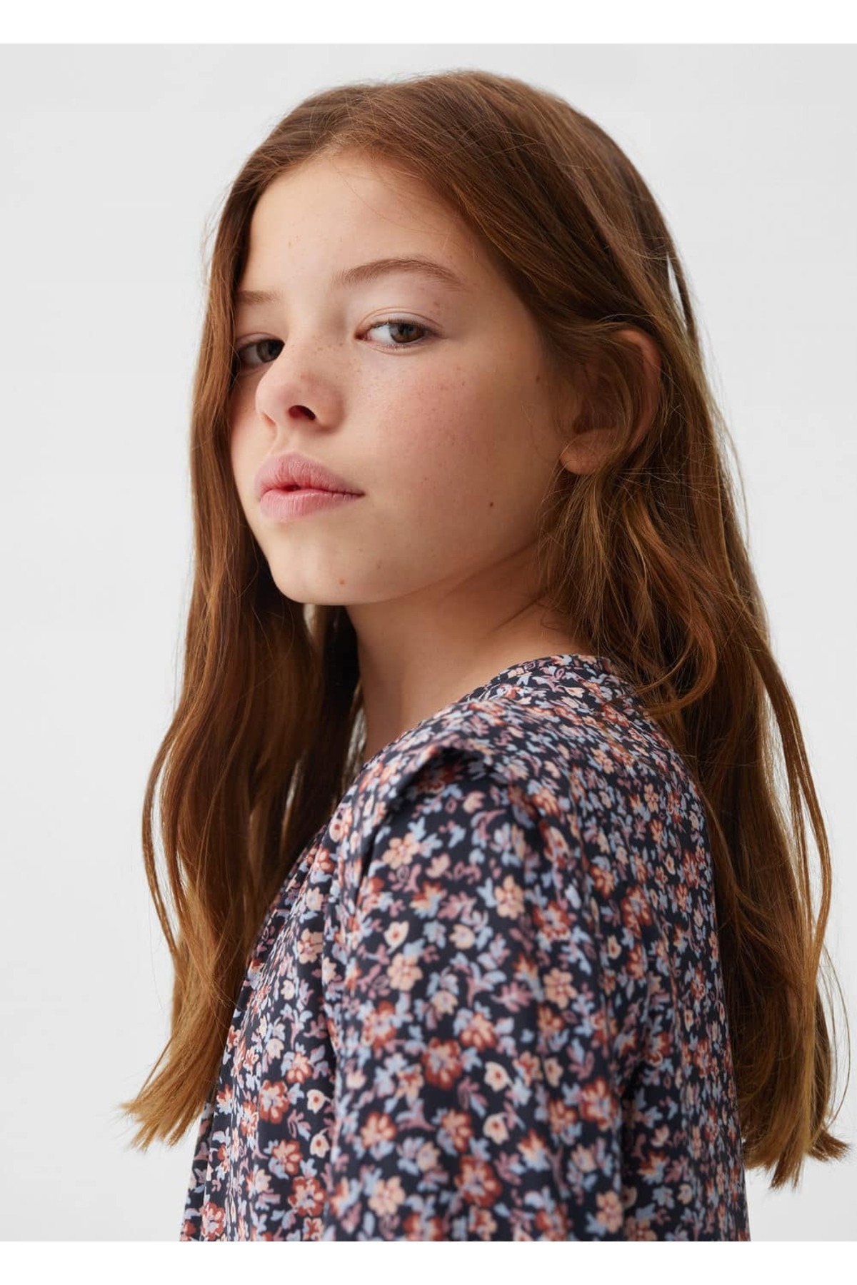 لباس مجلسی دخترانه صورتی منگوMANGO Kids | 57064419 اورجینال - تصویر 5