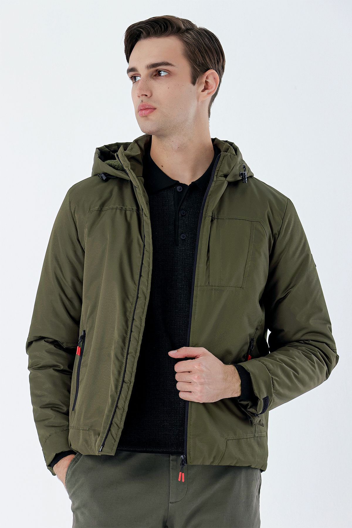 Dark 2025 khaki coat