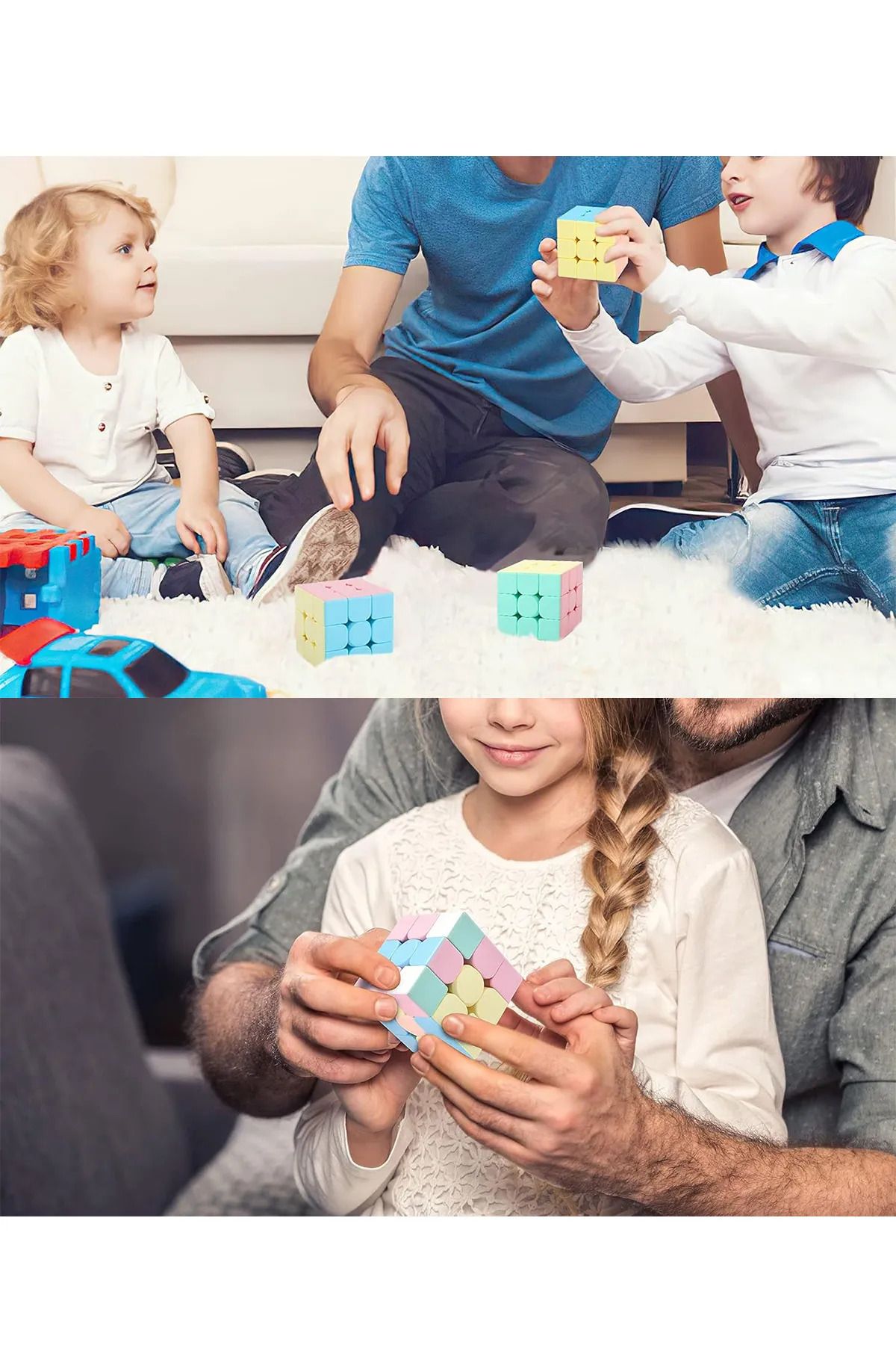 LRS STORE-Rubik's Cube Intelligence Cube 3X3 Pastel Colors Educational High Quality Intelligence Cube 3