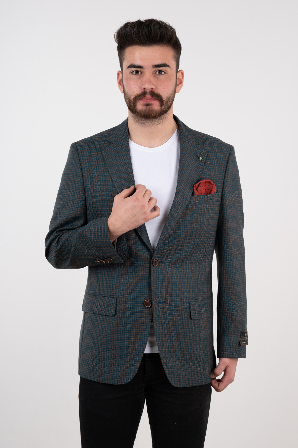 ژاکت مردانه سبز Sır | BR5500 اورجینال - تصویر 2