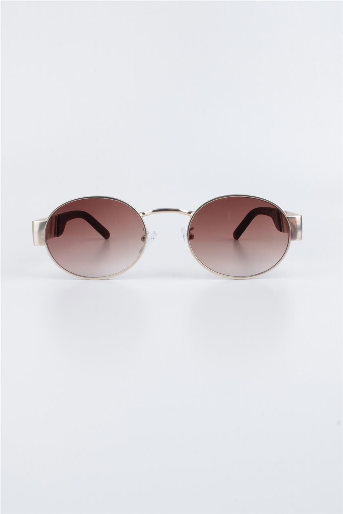 Max Polo Sunglasses Brown Silver