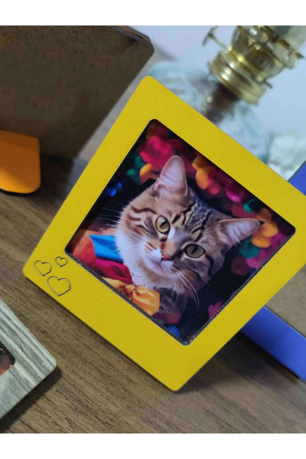 10 Pcs Wooden Color Frame Baby Beloved Frame