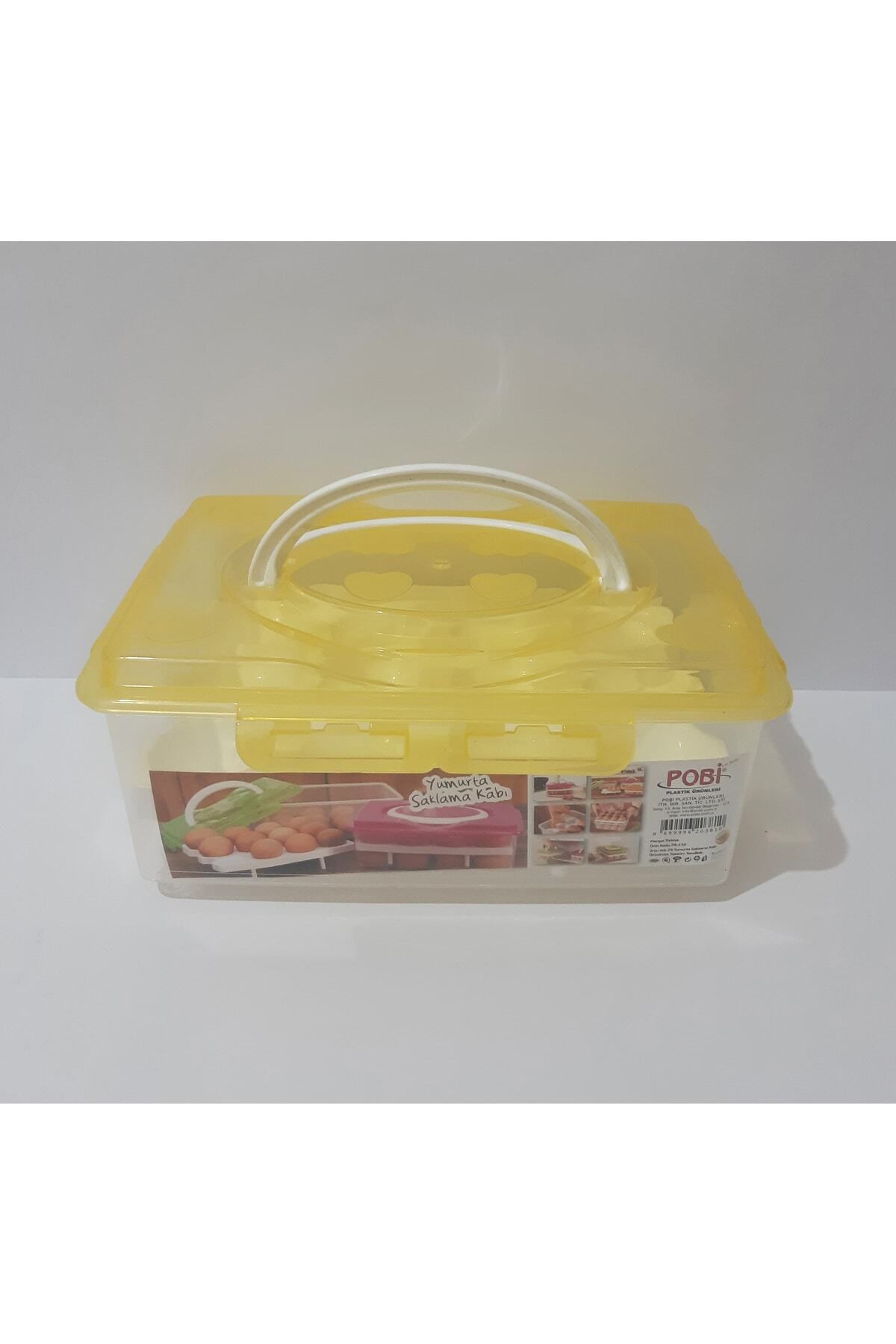renkli çiçekler-Egg Storage Container Egg Box with Lid 7