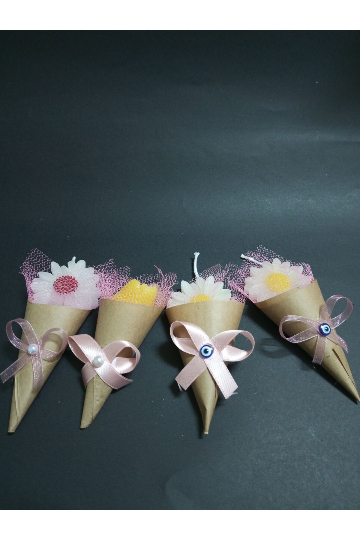Buket Papatya Mum Doğum Günü Yenidoğan Bebek Mevlüd-i Sünnet Babyshower Hediyelik