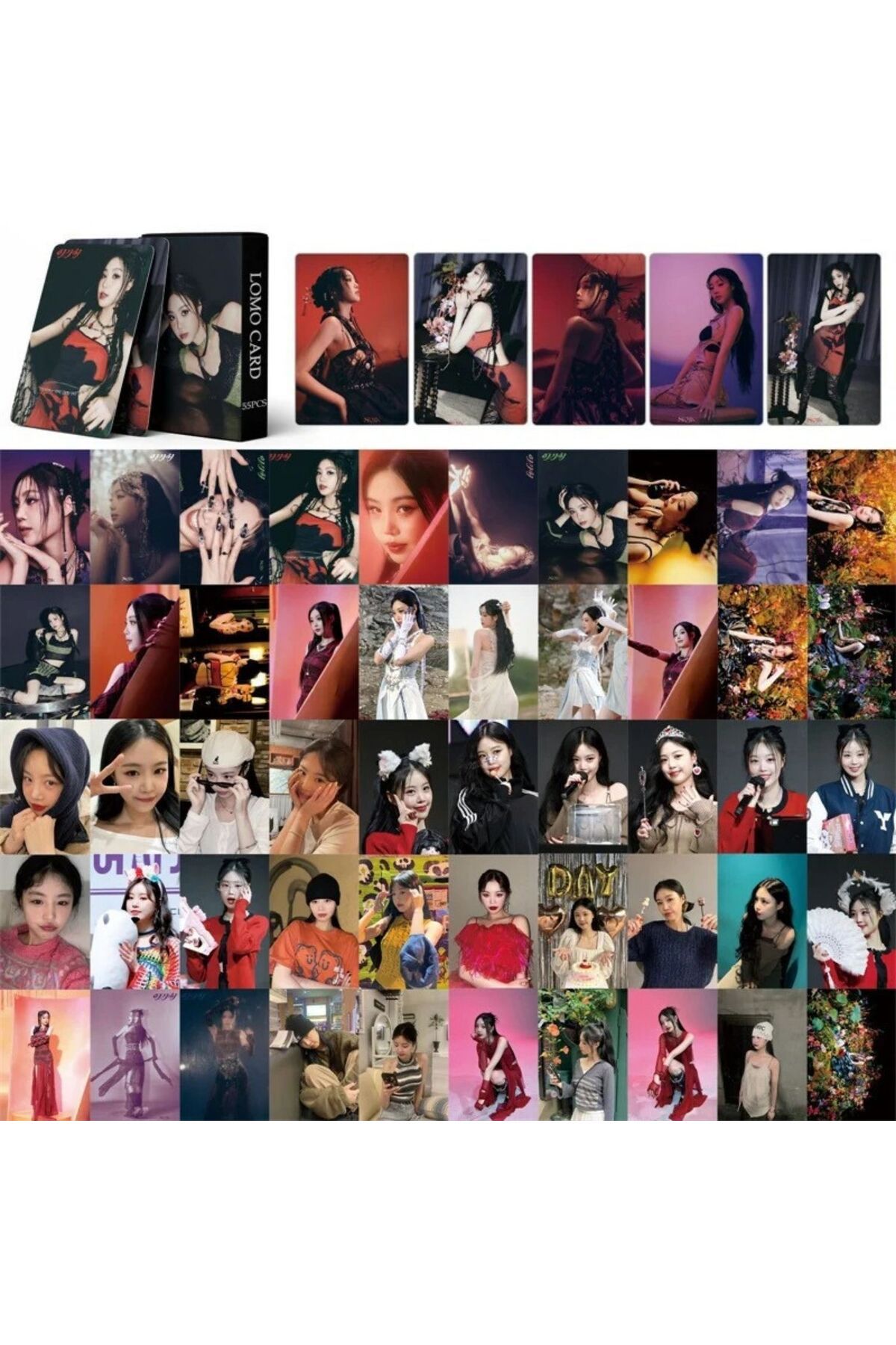 Kpop Dünyasi-SOOJIN '' Agassy'' Double-Way Printed Lomo Card Set 2