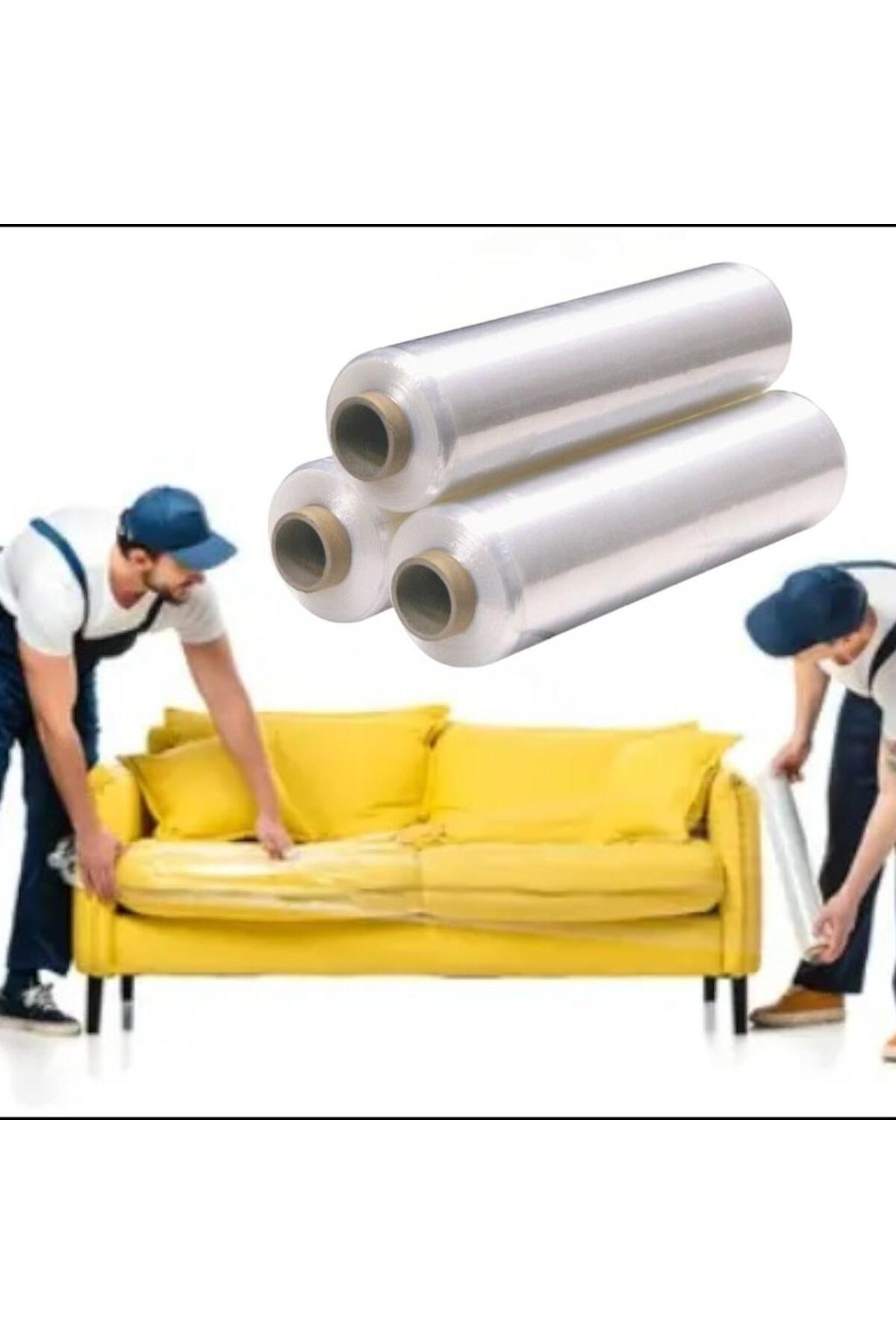 YİRMİYİRMİ TİCARET STREÇ 23 Micron 25cmx150 Mt Ürün Sarma Streci,Taşınma Streci,Mobilya Streci,Eşya Streci,Kalın Streç