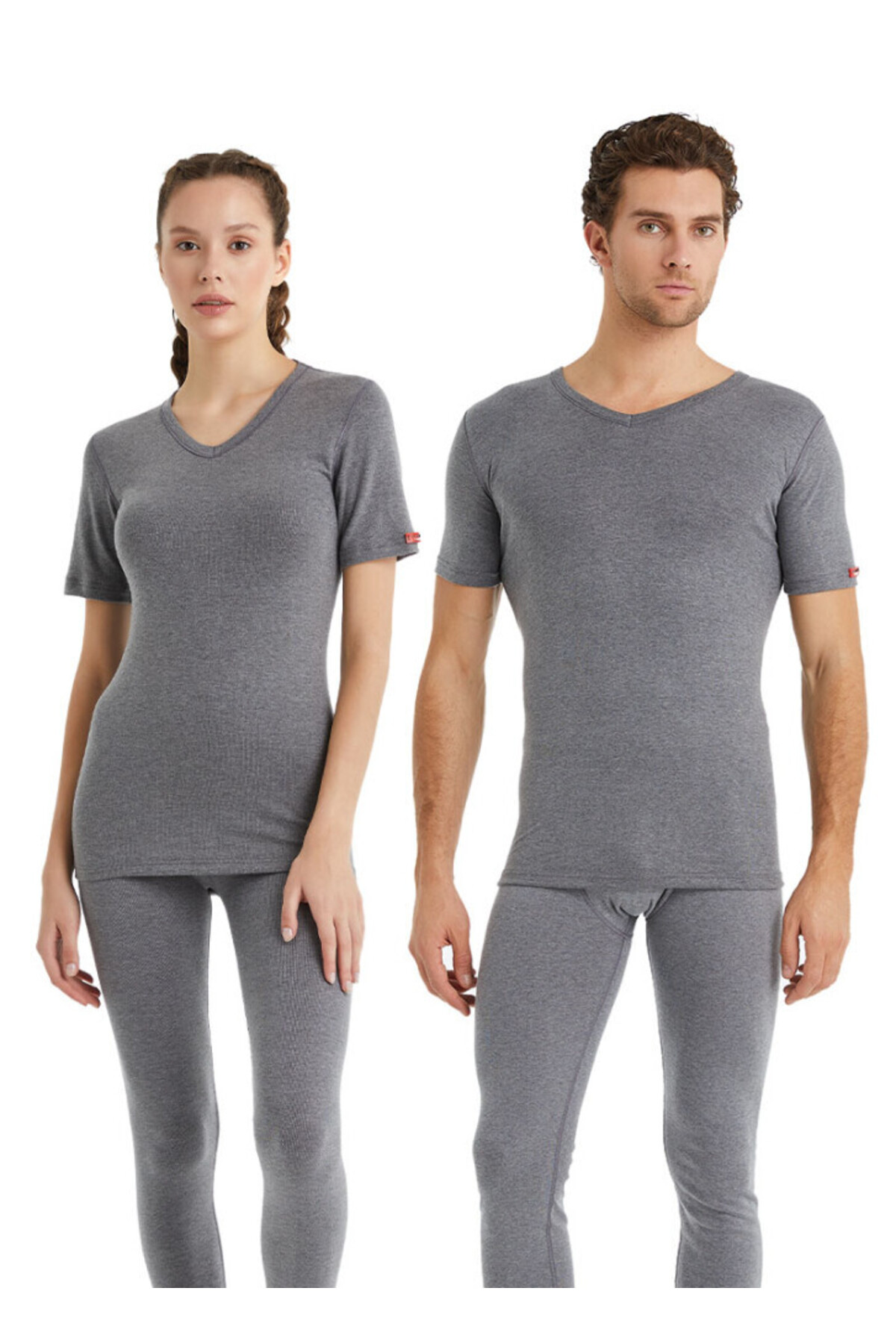 Blackspade Unisex VNeck Thermal TShirt 2. Level 1263 Trendyol