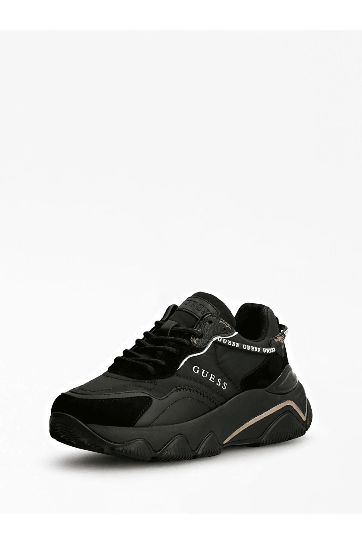 Guess Sneakers Black Flat Trendyol