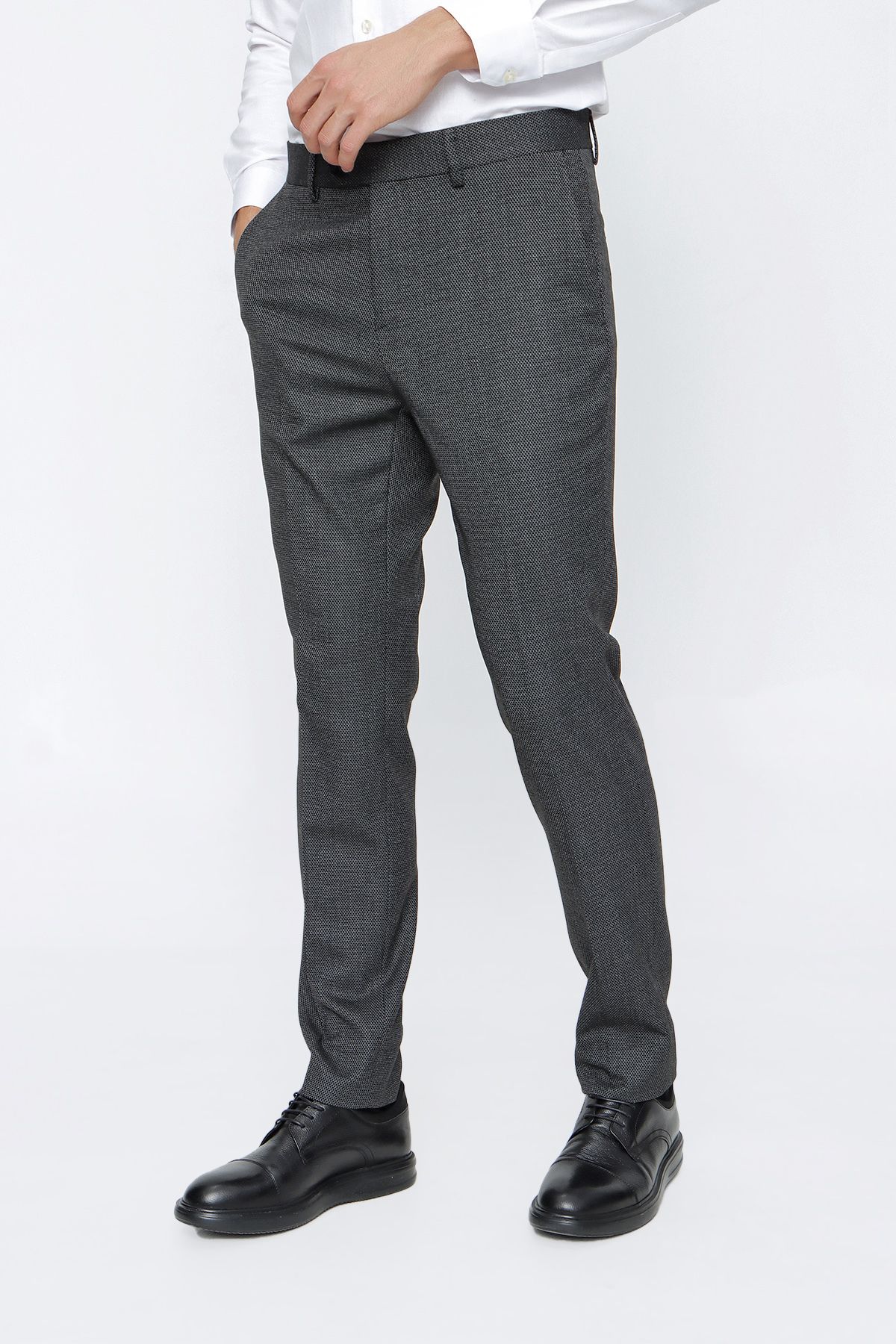 Tight grey trousers cheap