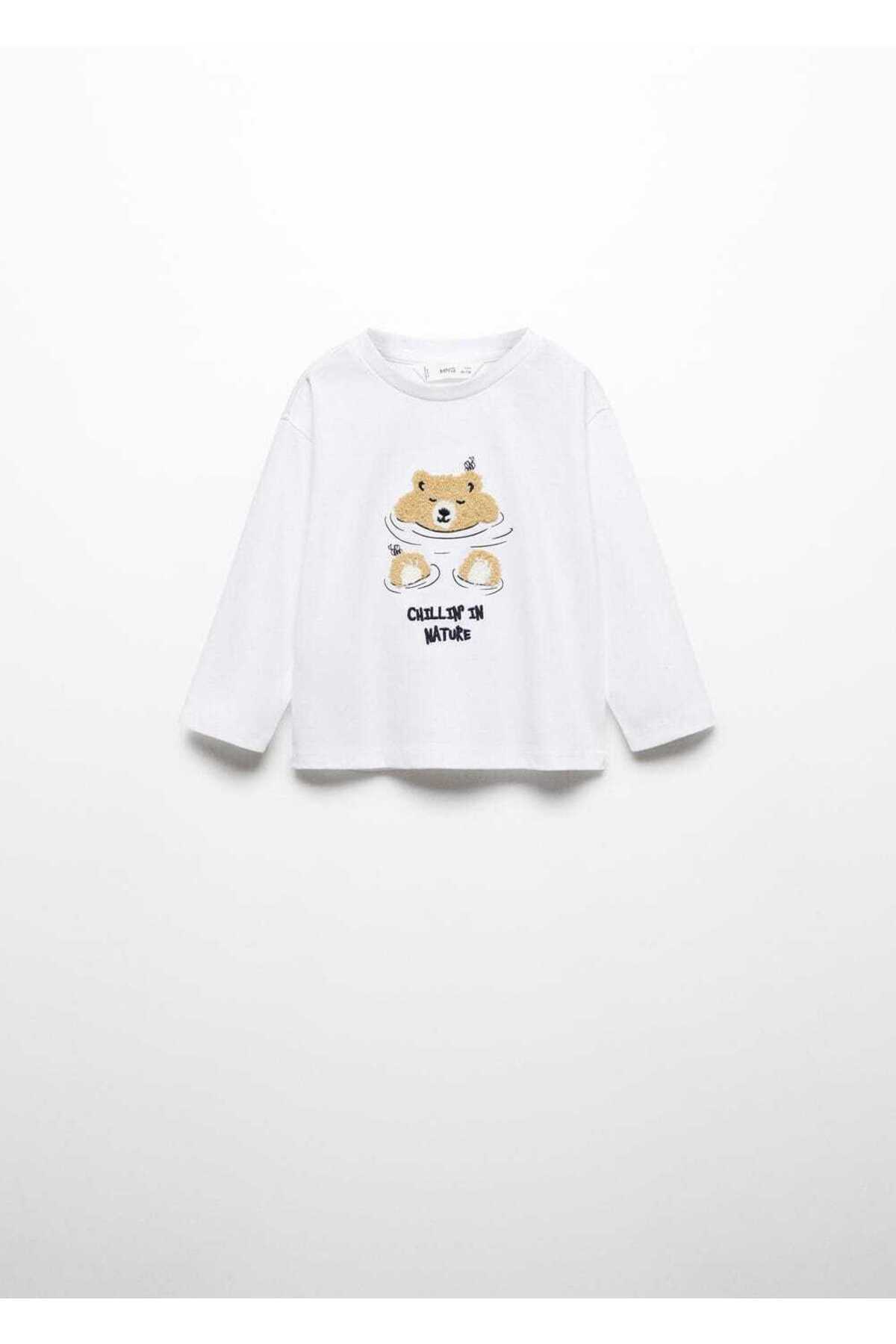  تی‌شرت آستین بلند طرح‌دار