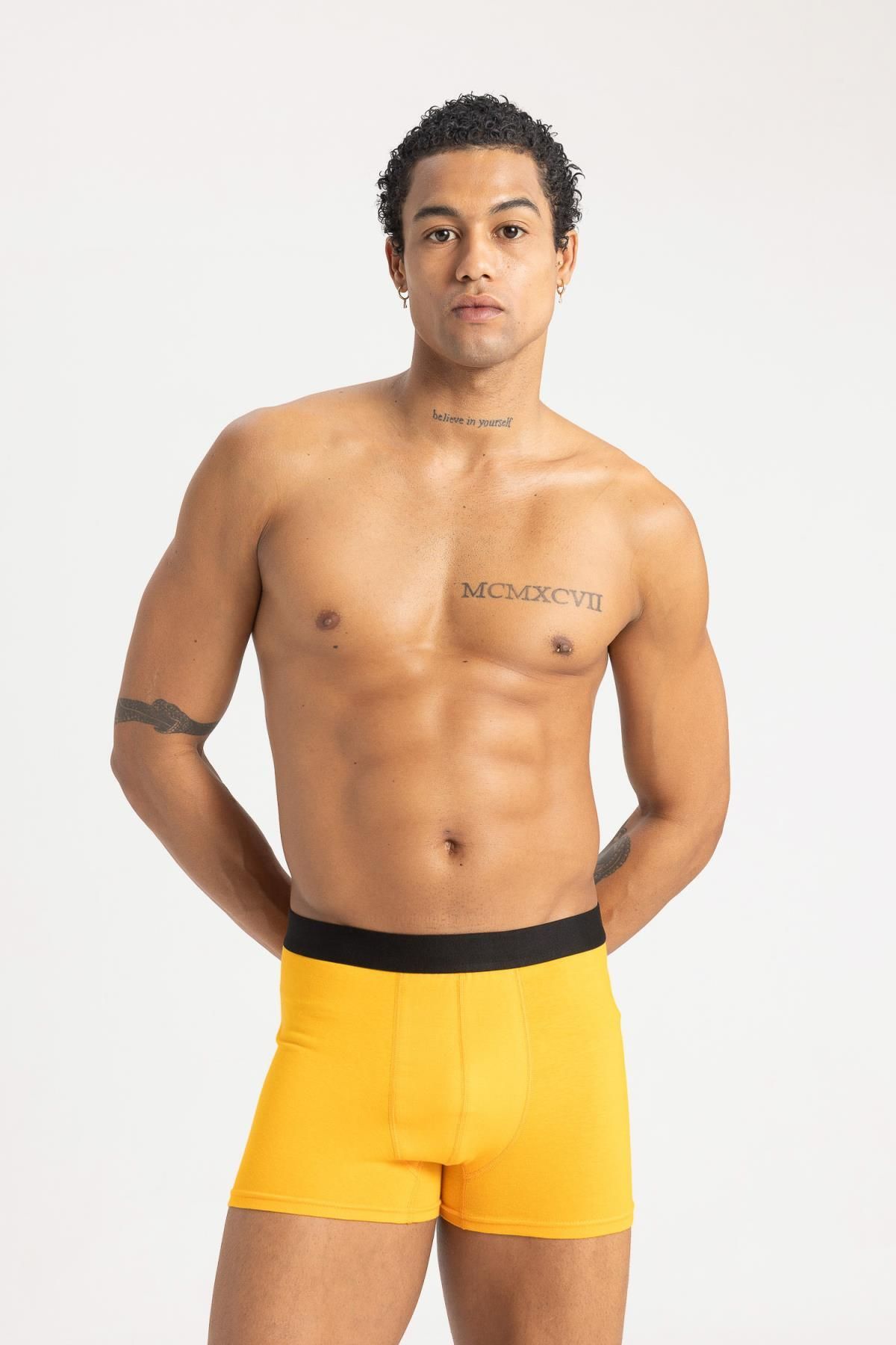 DeFacto-Regular Fit 3-Piece Boxer B7791ax24sm 5
