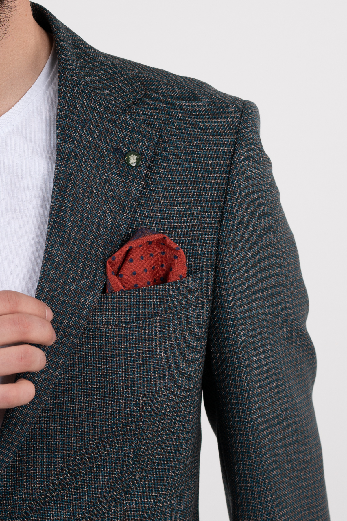 ژاکت مردانه سبز Sır | BR5500 اورجینال - تصویر 3