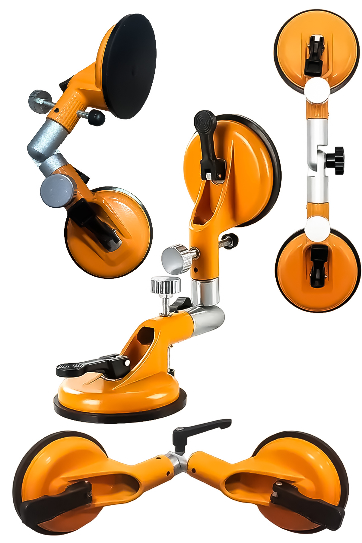 Lieber German Alman 360° Dönerli Çiftli Vantuz Seramik Mermer Cam Tutucu Kiltili Cam Seramik Mermer Taşıma Aparatı