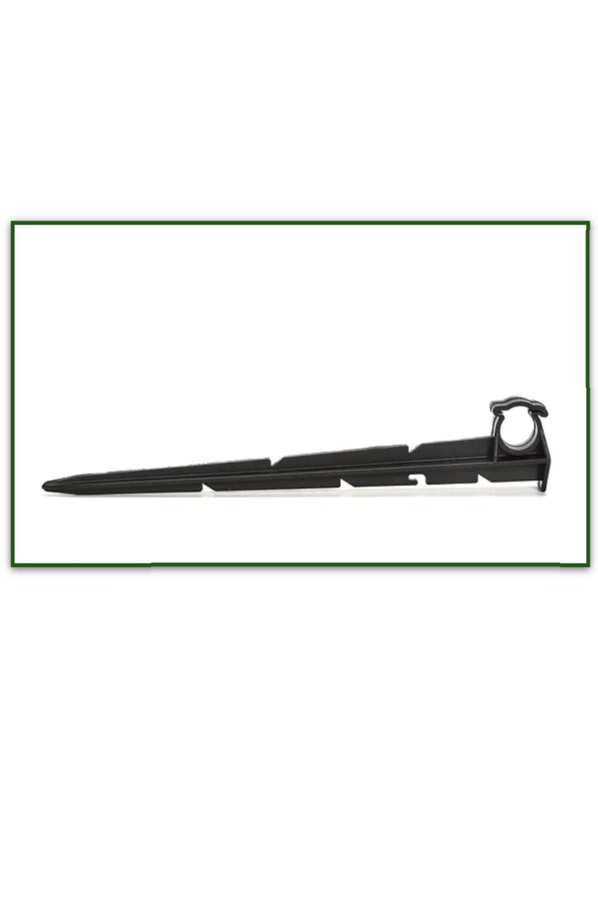 MGF PLAST Mgf 20 Adet X Klipsli 26cm. Damla Sulama Kazığı Parçası Aparatı Damlama Borusu Hortumu