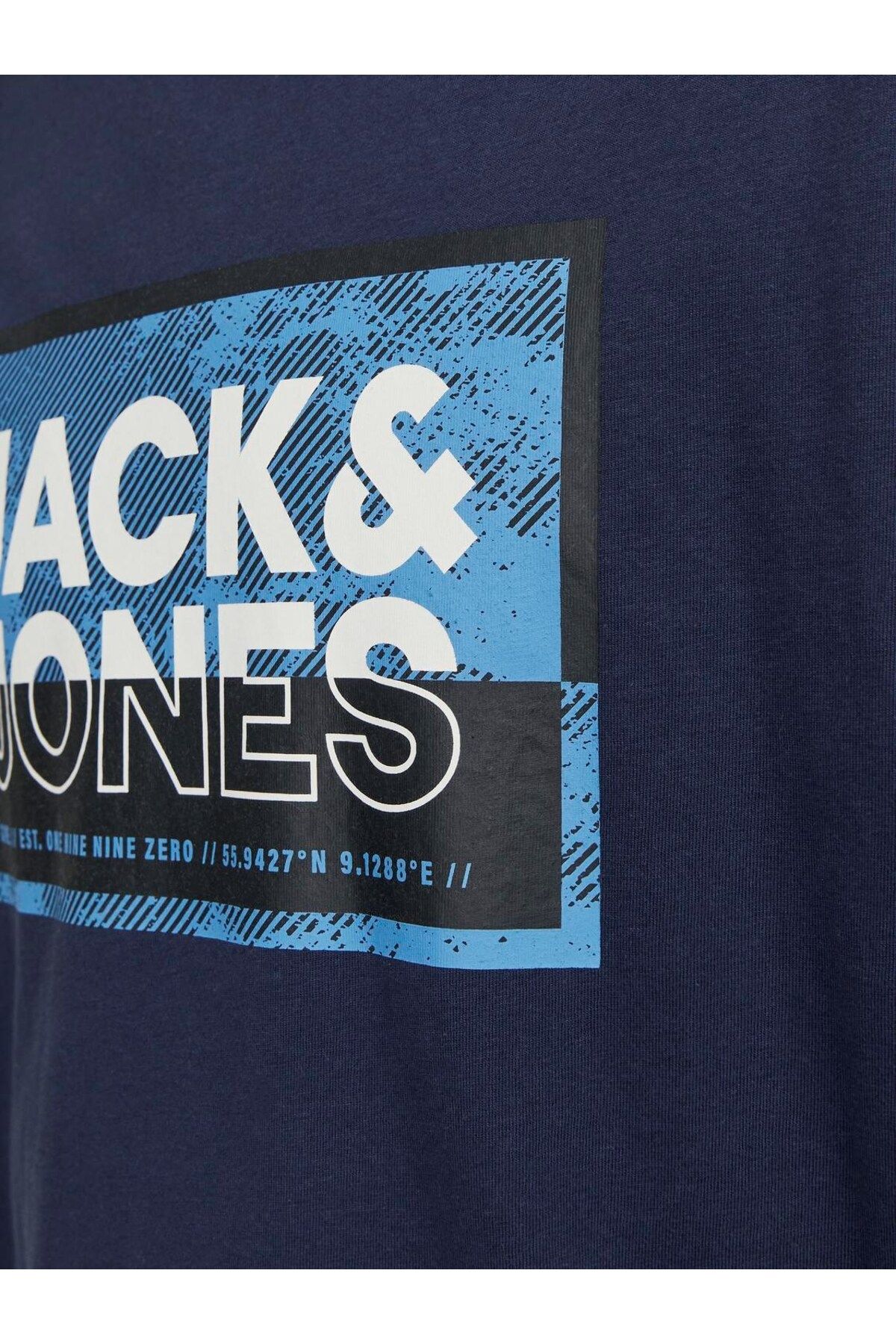 Jack & Jones Jack & Jones تی شرت مردانه نیروی دریایی 100% پنبه ای جک و جونز 12253442